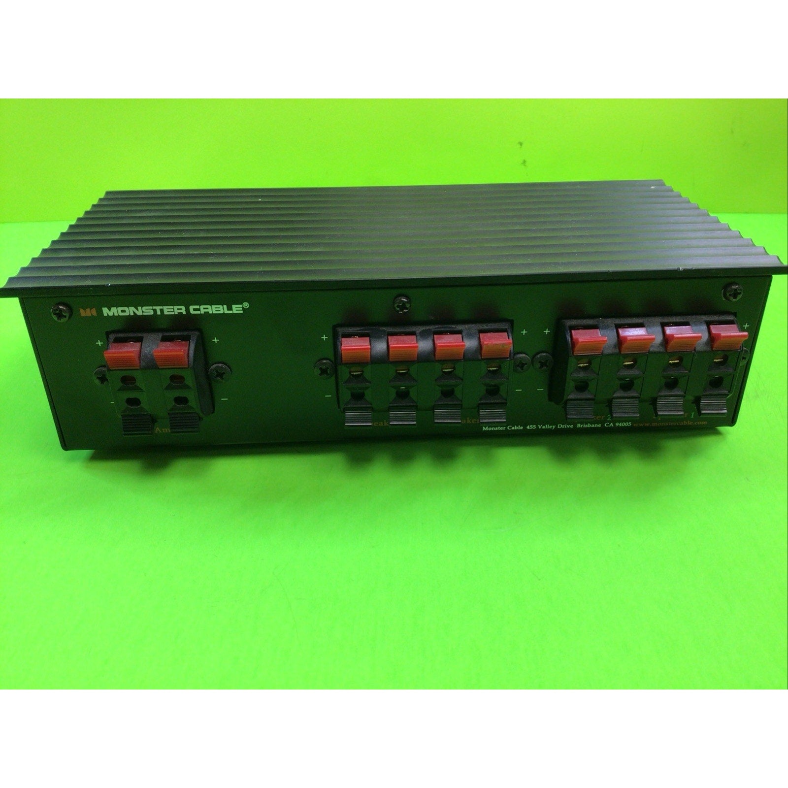 Monster Cable 4 Way Speaker Selector With Amplifier Protection