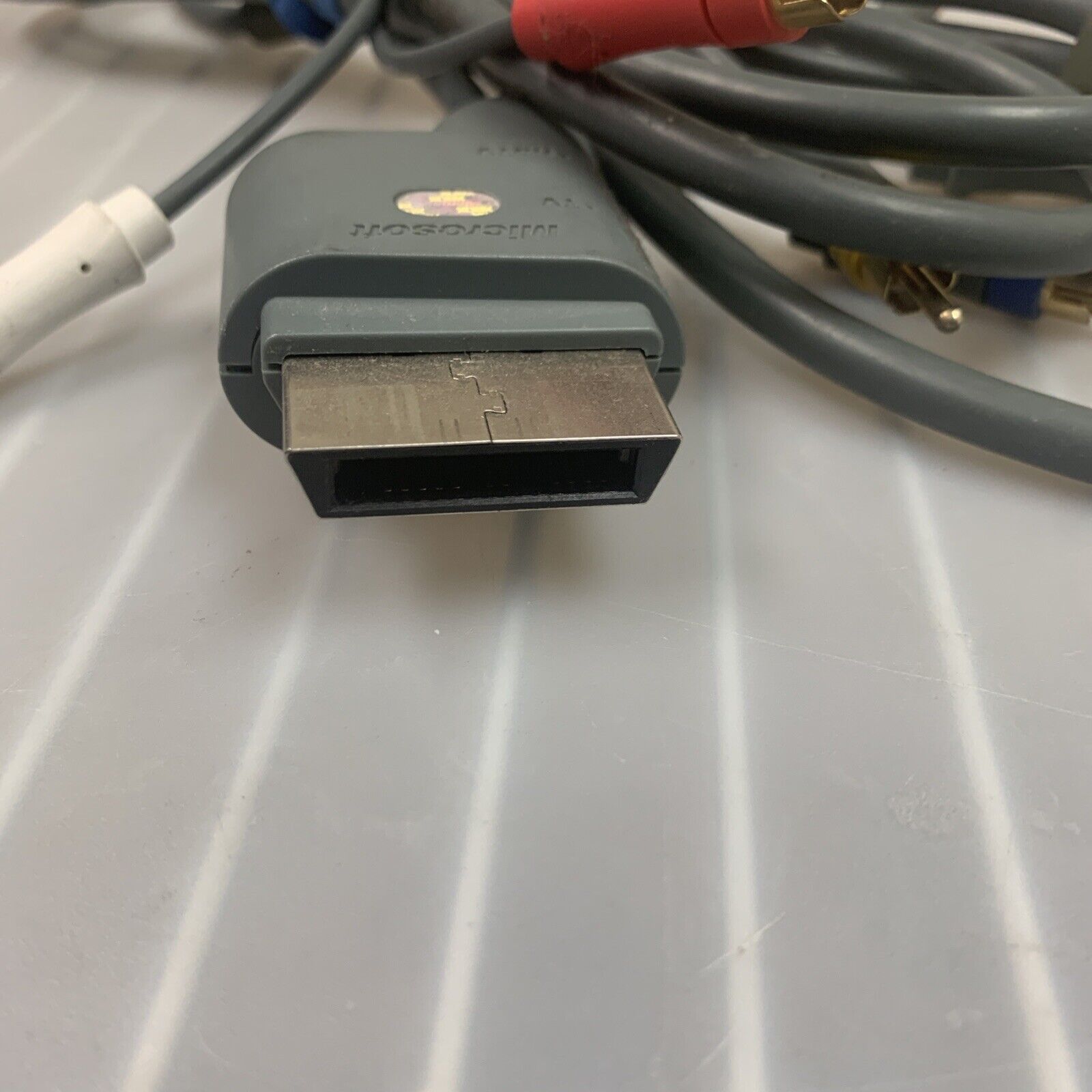 Official Microsoft Xbox 360 HD AV TV Component Composite Cable X810972-002 OEM