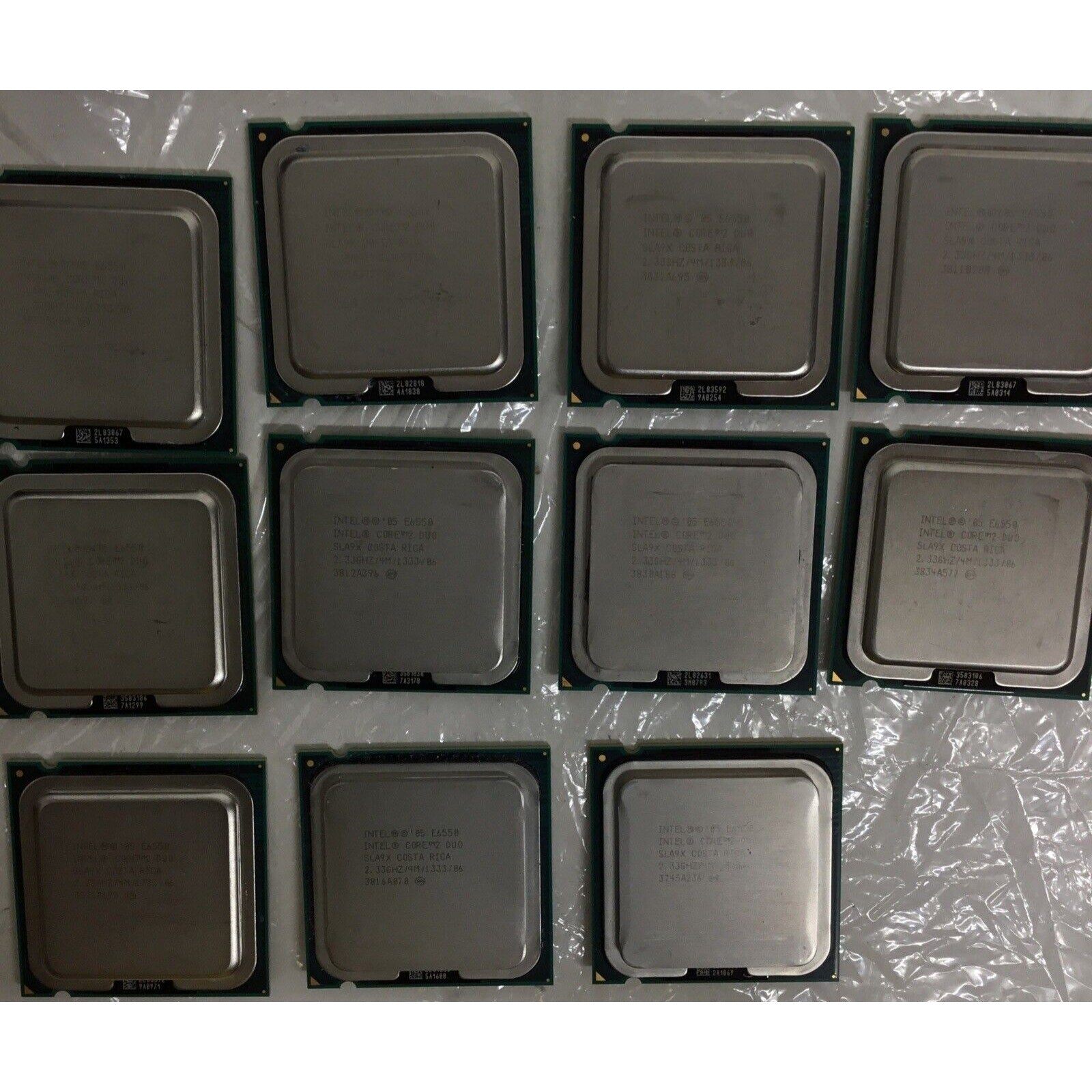 Lot of 11 INTEL SLA9X Intel Core 2 Duo E6550 2.33GHz 4MB 1333Mhz