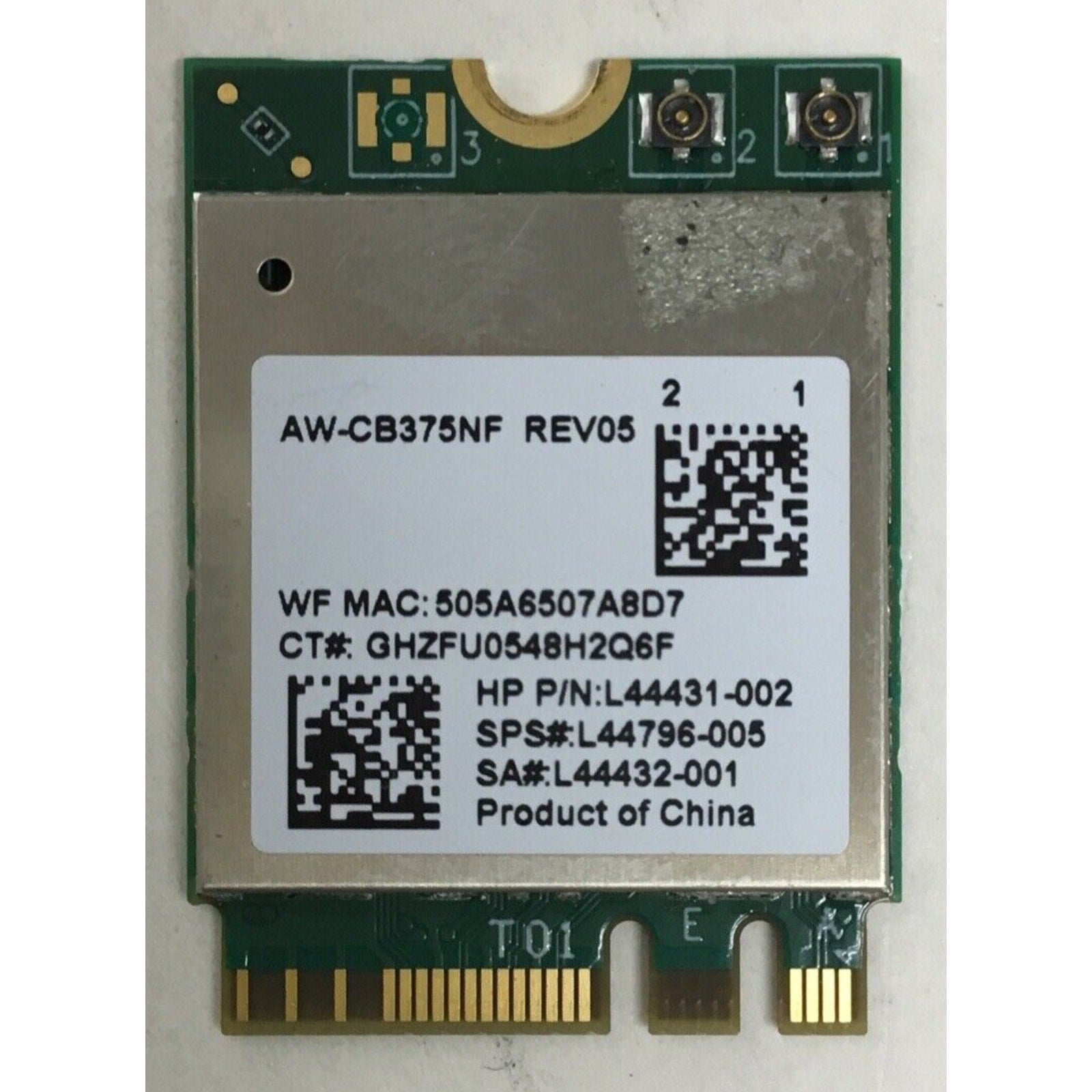 L44431-002 RTL8822CE OEM HP WIRELESS BLUETOOTH CARD X360 14B-CB0013DX