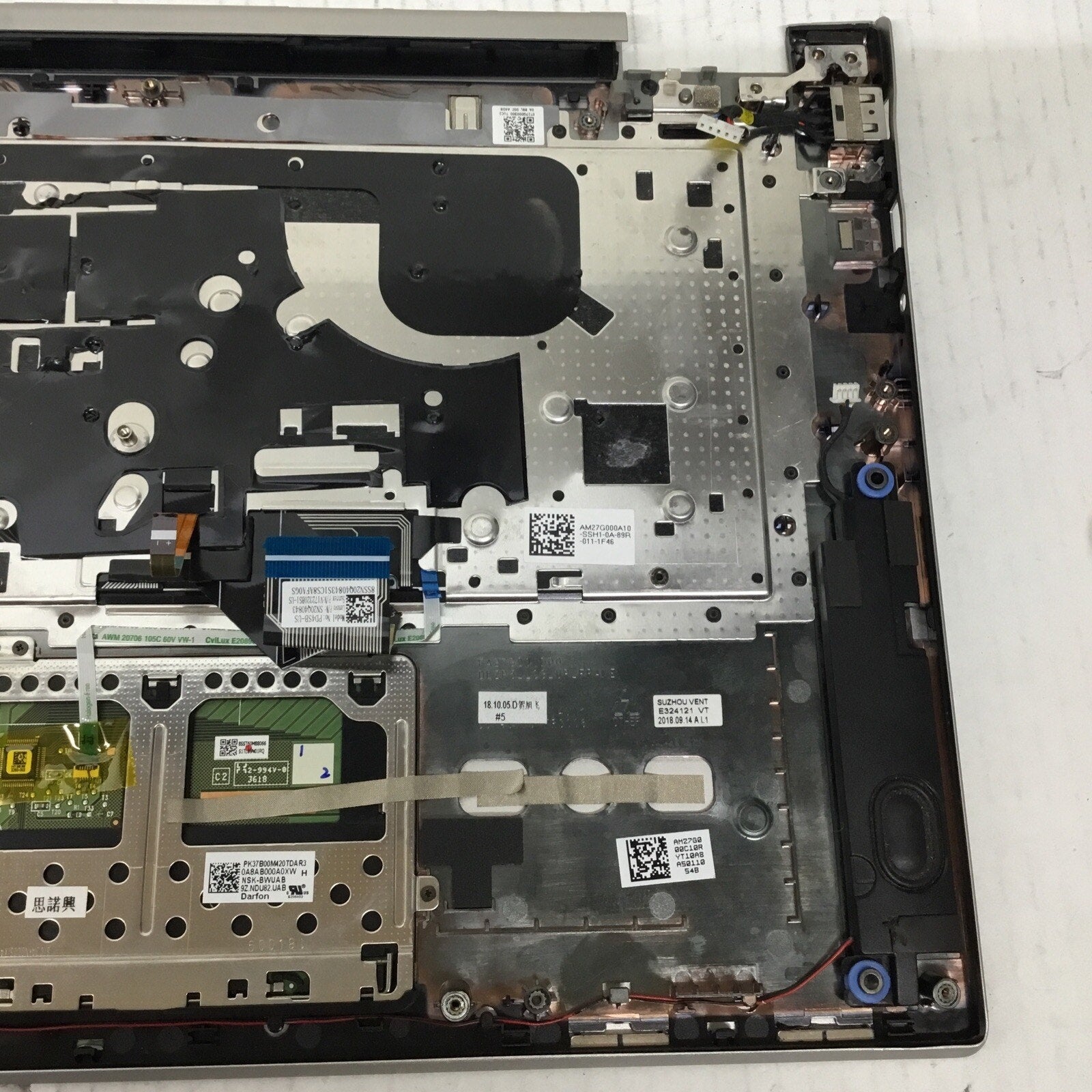 Lenovo Yoga 730-15IKB 730-15IWL 15.6" Palmrest Case Keyboard Backlit Silver