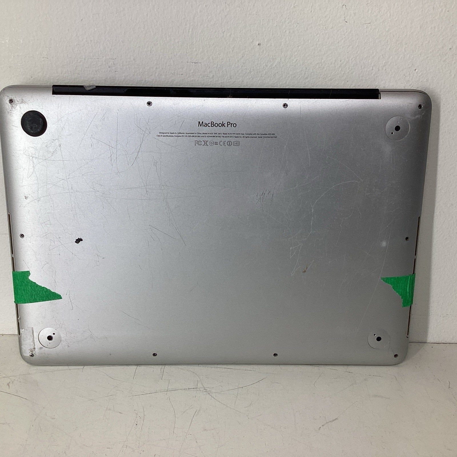 A1425 Apple MacBook Pro 13-inch Intel Core Duo 8GB RAM - For Parts