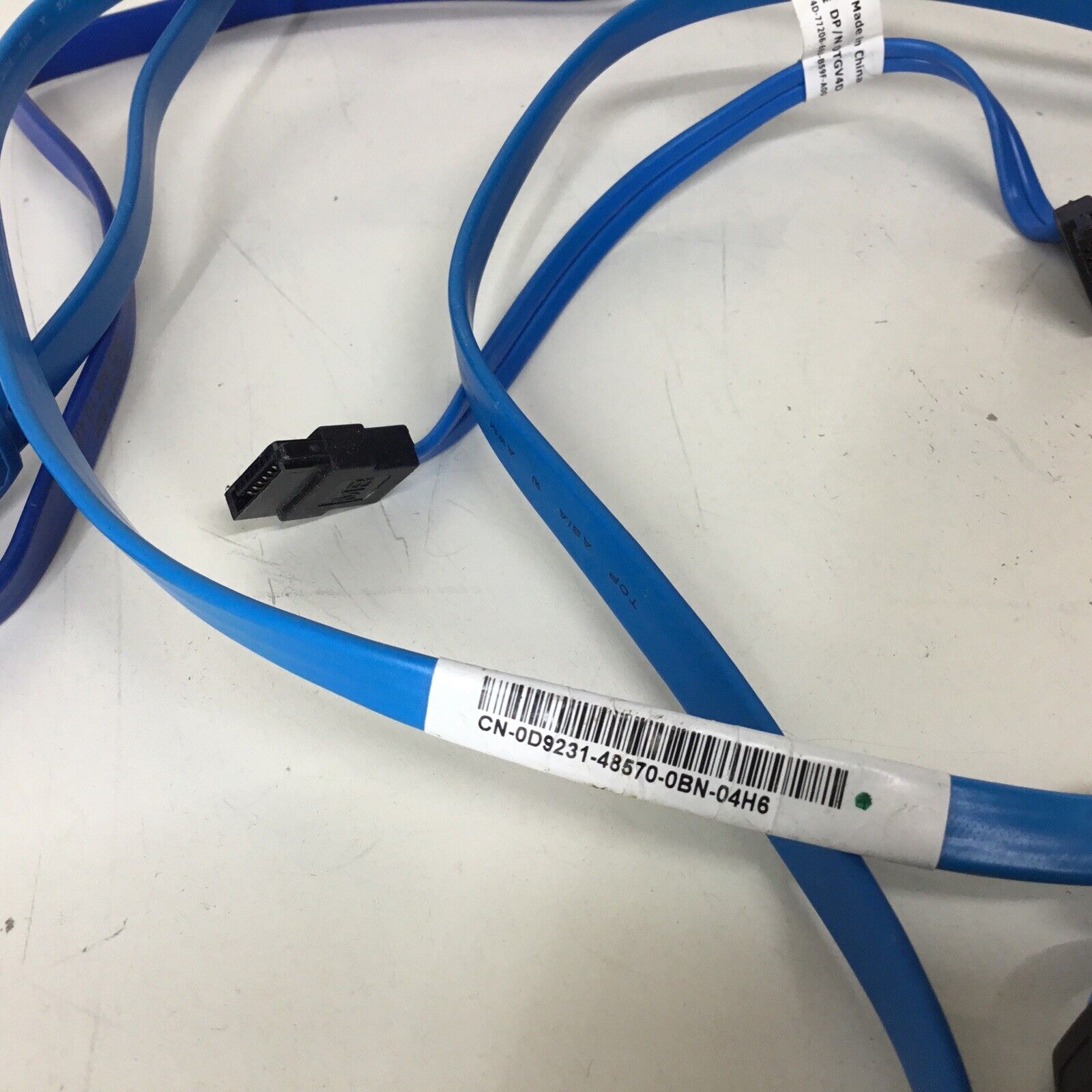 Lot Of 6 - SATA Hard Drive Cable Mix Length - Blue