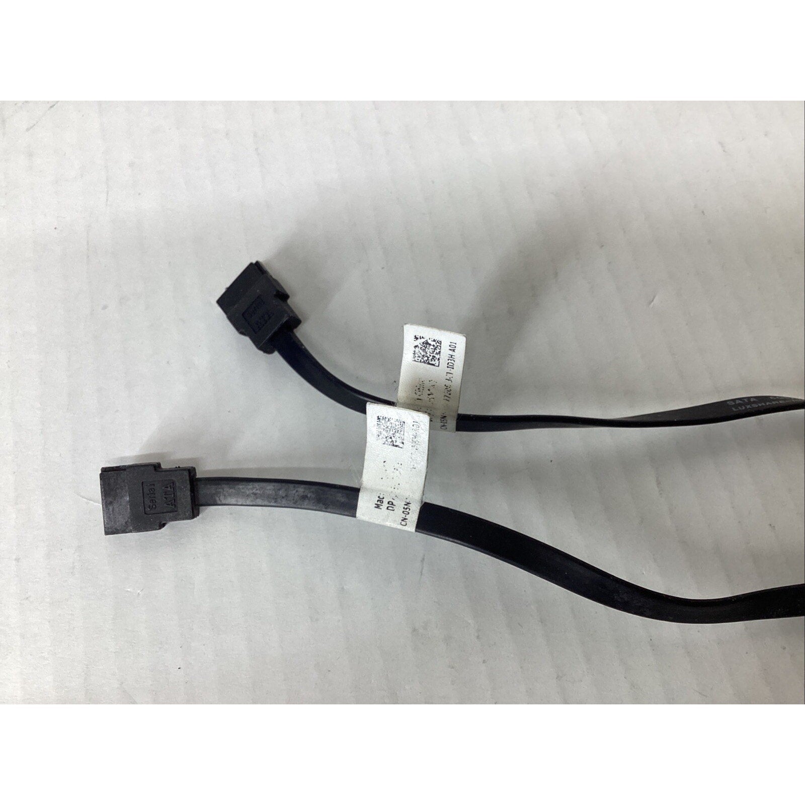 Lot of 2 - Dell OptiPlex 6" Black ATA SATA Cable 5N8N2 05N8N2