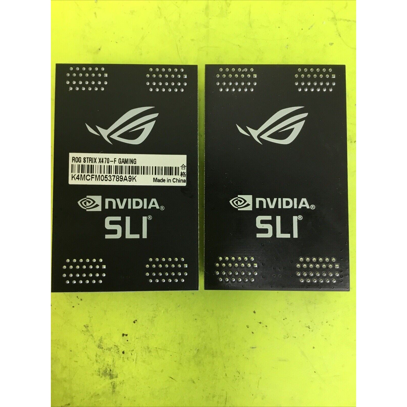 2 Pcs Genuine ASUS ROG 2M HB 2 Way Nvidia SLI Bridge Rev 1.00 60mm 2 Slot