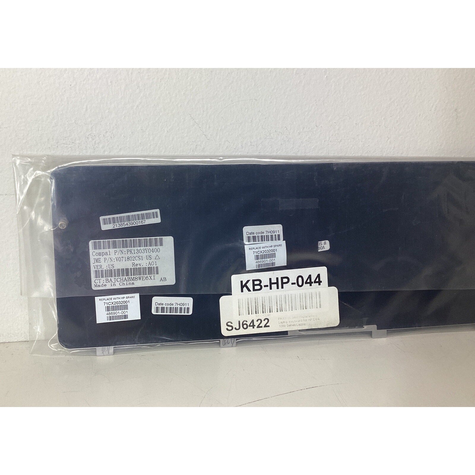 HP Pavilion dv4-1000 Replacement Laptop Keyboard PK1303Y0400 486901-001 - Silver