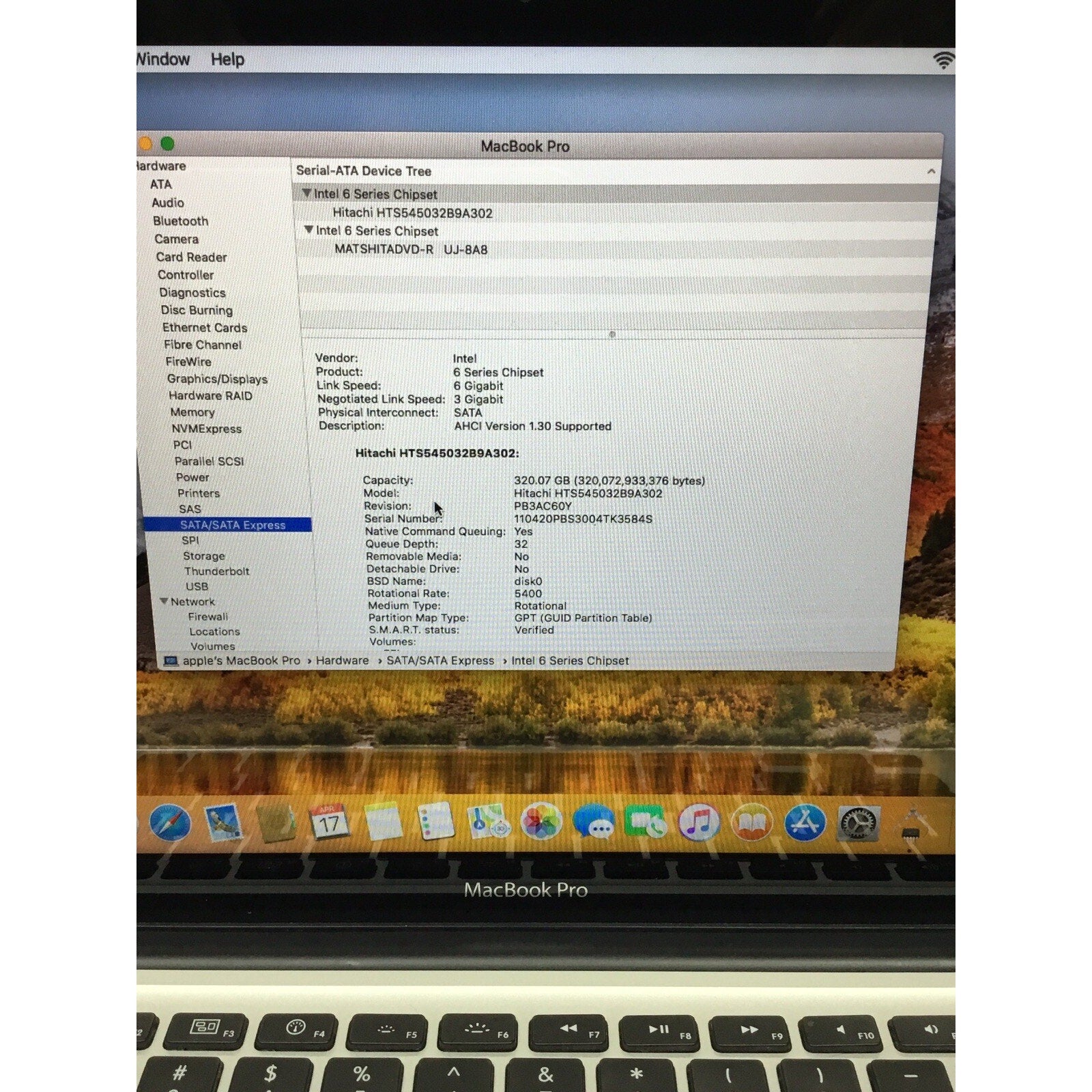 Apple MacBook Pro A1278 13.3" Intel Core i5 2.3Ghz 4GB RAM 320GB SSD Read Desc