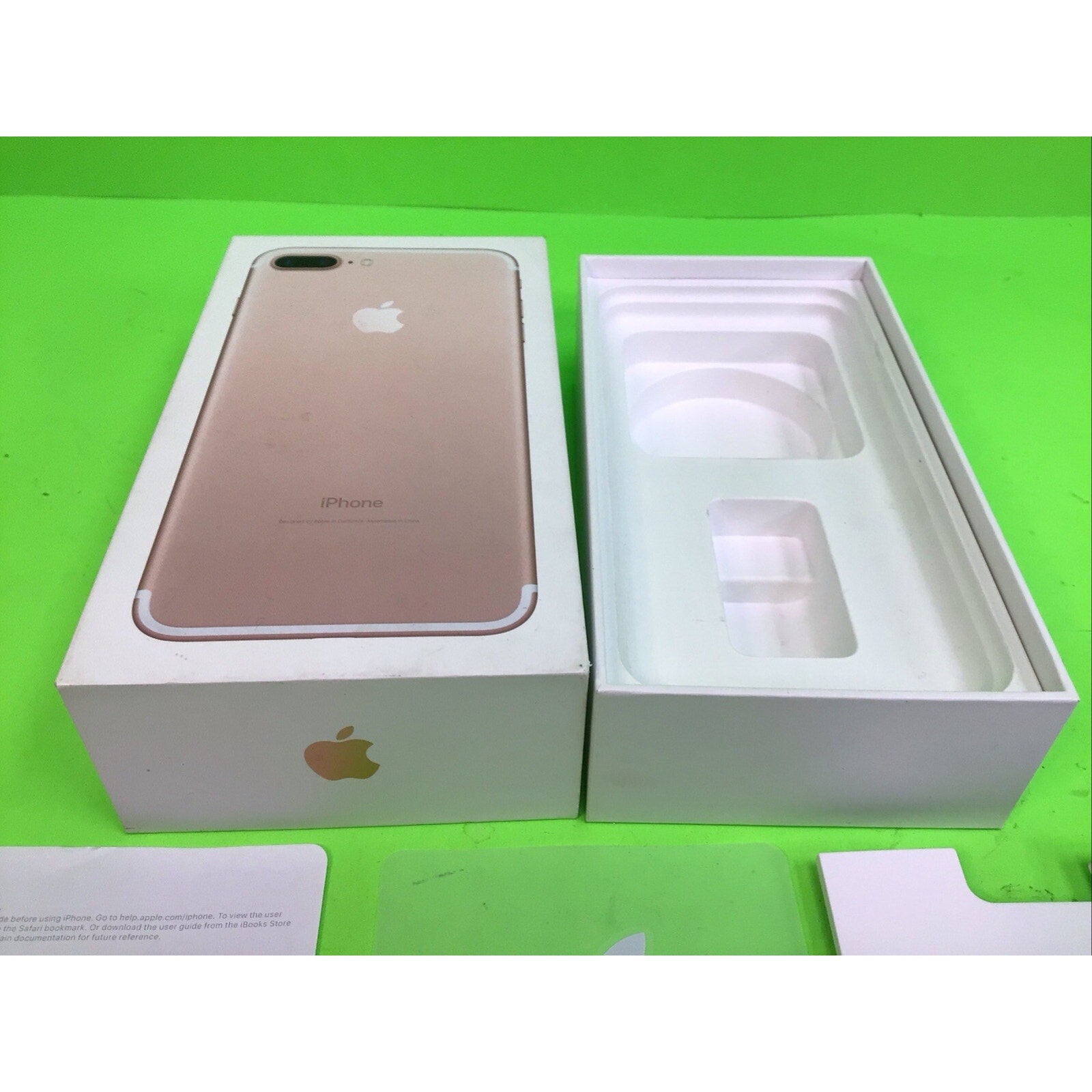 iPhone 7 Plus Rose Gold EMPTY BOX ONLY