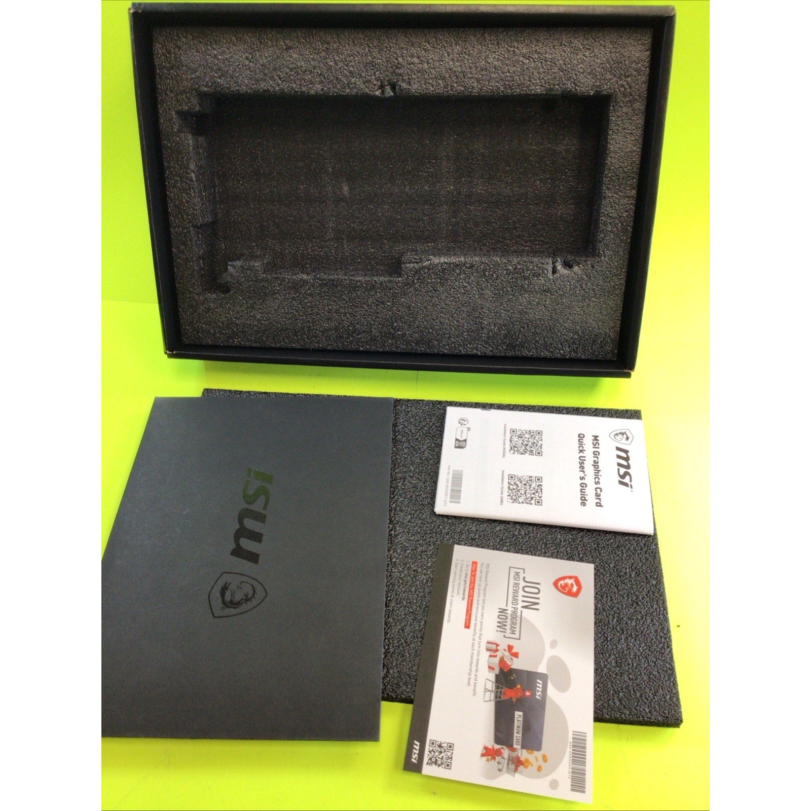 MSI GeForce RTX Ventus 3x Box Only