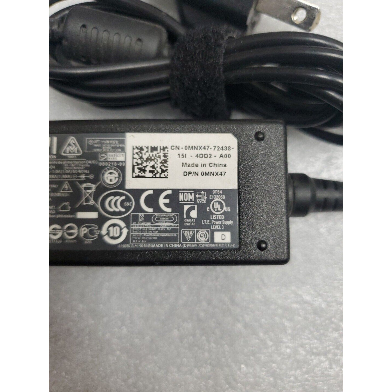 Liteon Dell PA-1300-04 MNX47 0MNX47 Power Adapter Cord 19V 1.58A 30W NSW23579