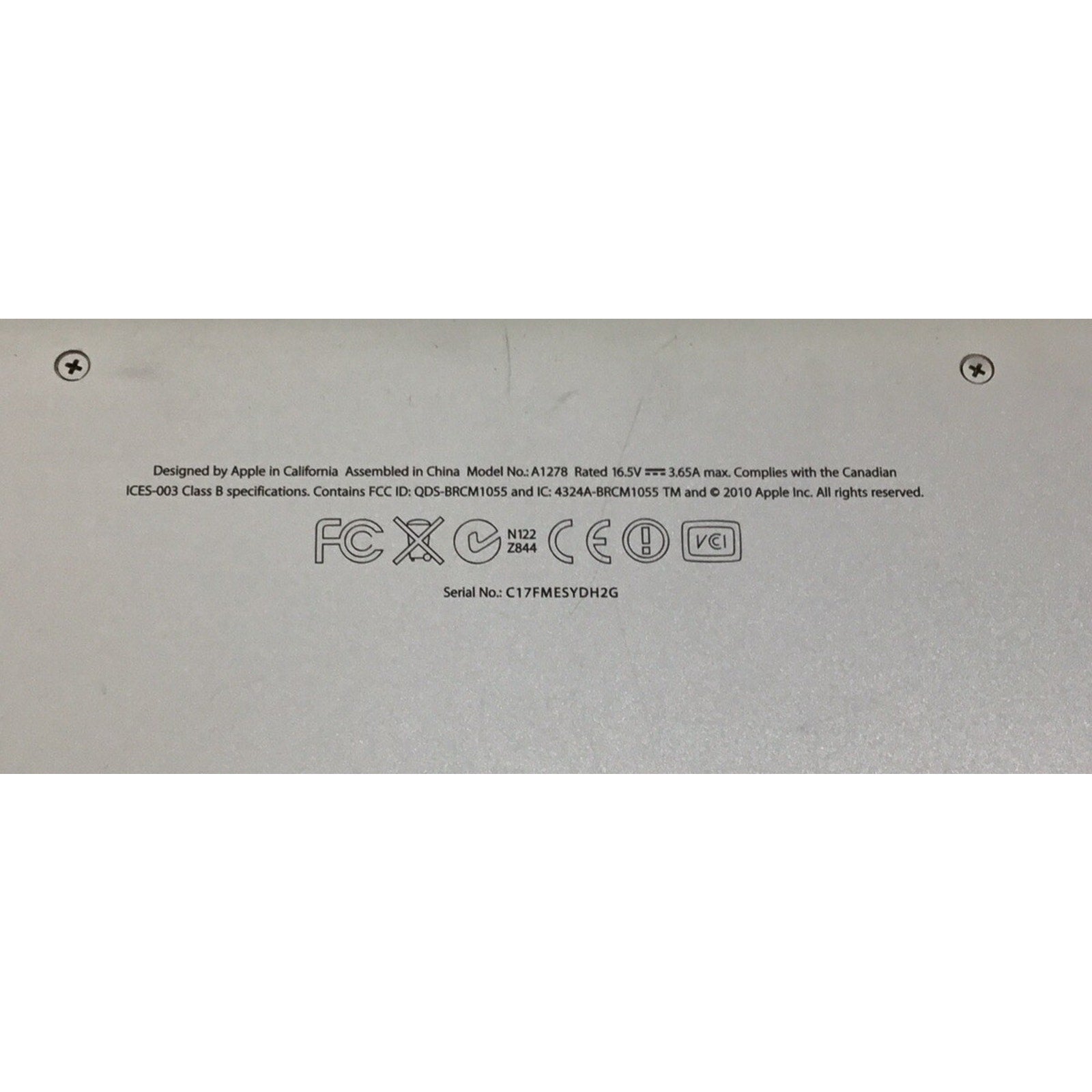 Apple MacBook Pro A1278 13.3" Intel Core i5 2.3Ghz 4GB RAM 320GB SSD Read Desc