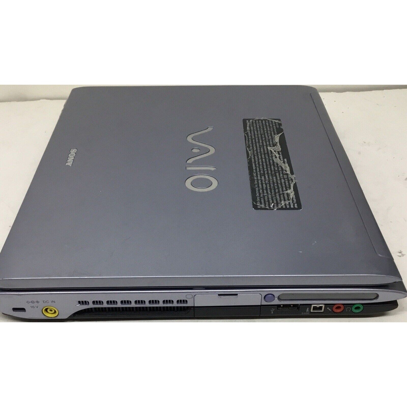 For Parts SONY Vaio PCG-6bil / No Adapter / No HDD