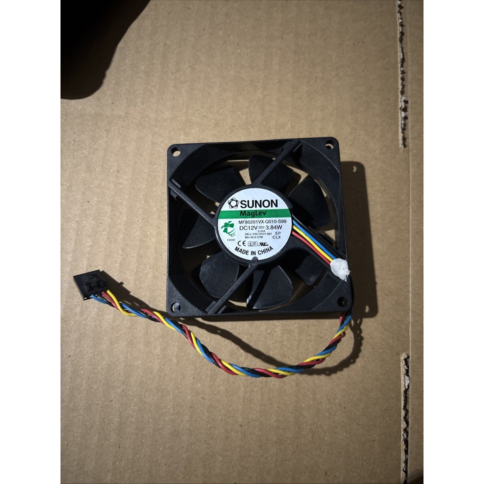 SUNON Cooling fan 0725Y7 / MF80201VX-Q010-S99 / DELL P/N: 725Y7-A01