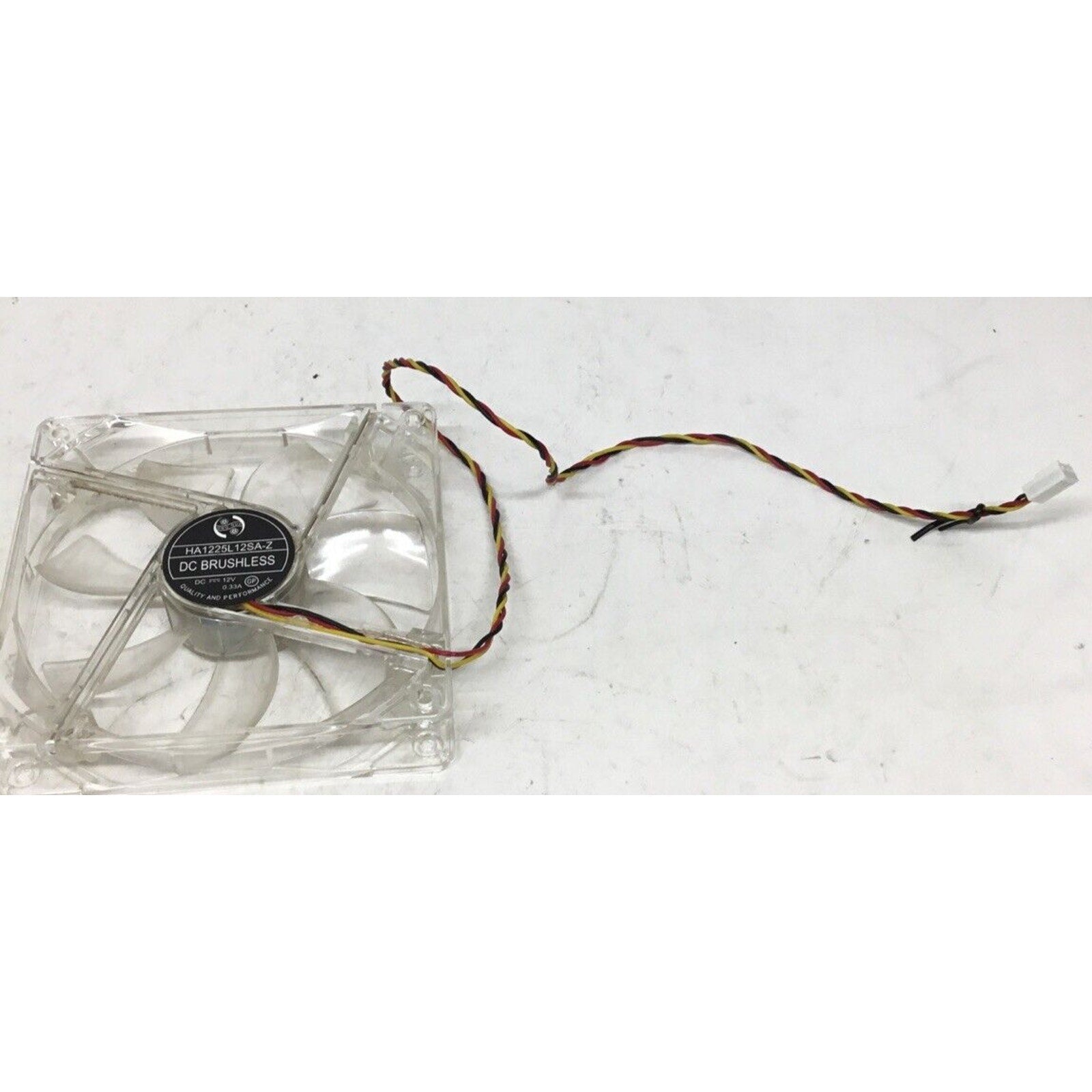 Ong Hua HA1225L12SA-Z 120mm x 120mm x 25mm Fan 3-Pin 3-Wire DC 12V 0.33A