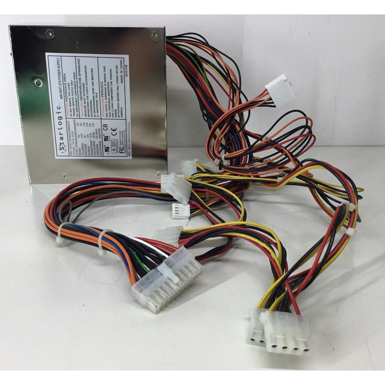 StarLogic 400W ATX Silver Switching Power Supply - For Parts