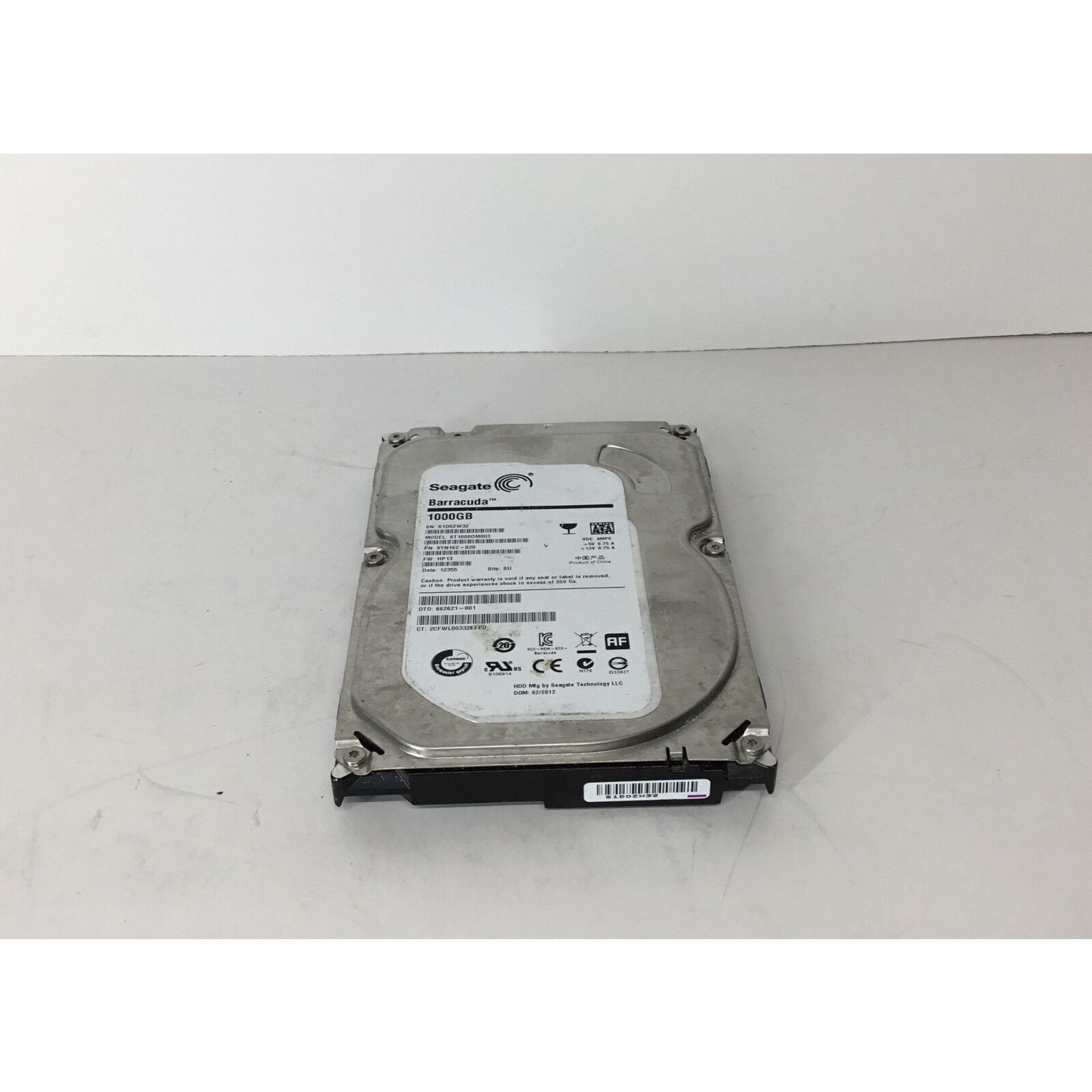 Seagate HDD 1TB SATA 3.5" Hard Drive ST1000DM003 9YN162-020