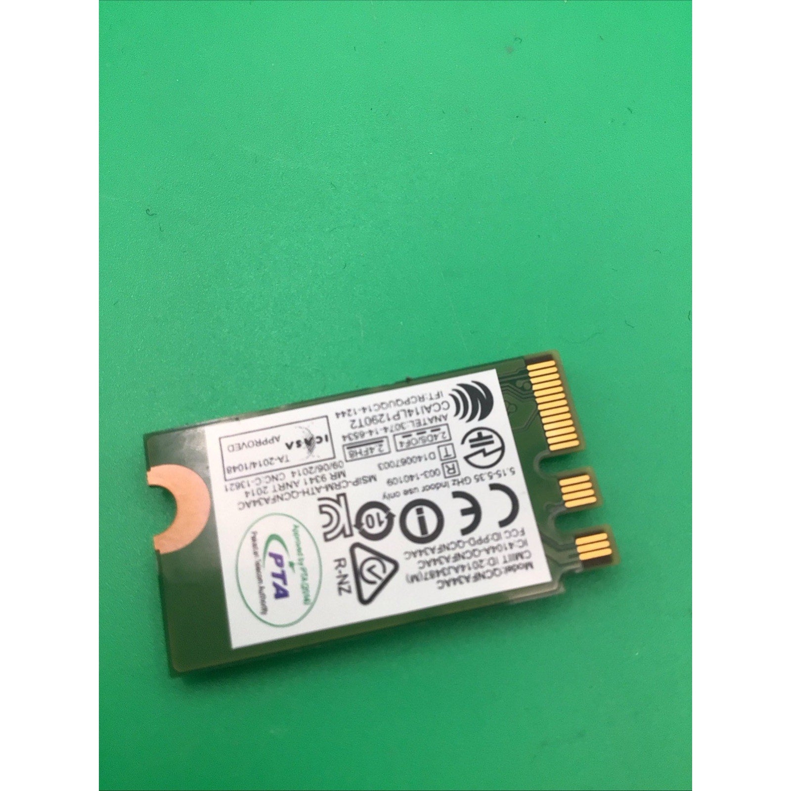 Lenovo OEM 00JT470 Atheros QCNFA34AC Wireless-AC 802.11a/b/g/n/ac BT NGFF