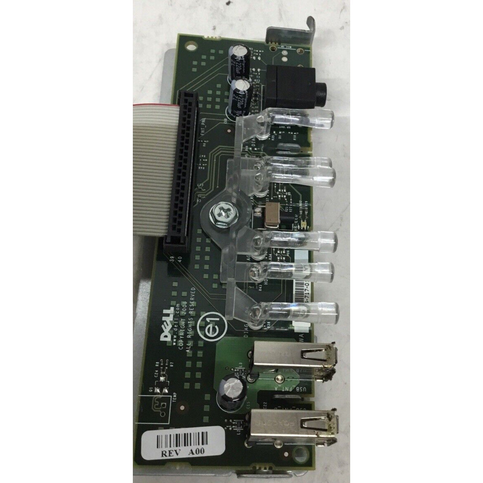 TX868 Dell Optiplex 320 SMT MT Tower Front IO Panel USB Audio Power Switch Board