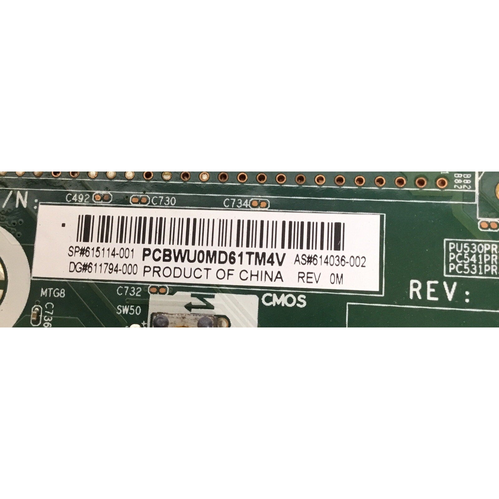 HP 614036-002 6200 Pro LGA 1155 DDR3 Desktop Motherboard i5 2400 8GB Ram