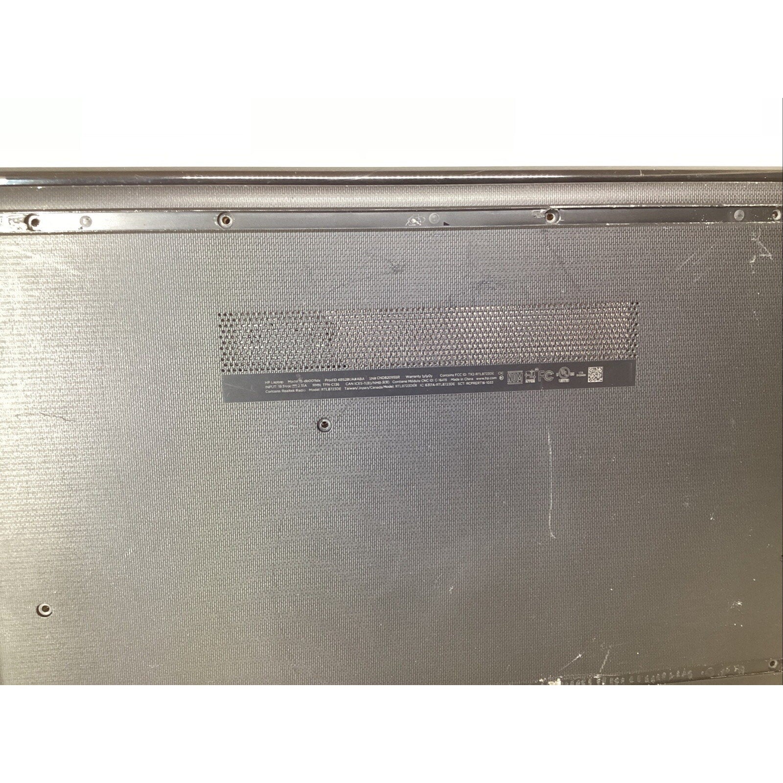 HP 15-db0011dx 15.6" Laptop Intel Pentium N5000 1 TB HDD - For Parts