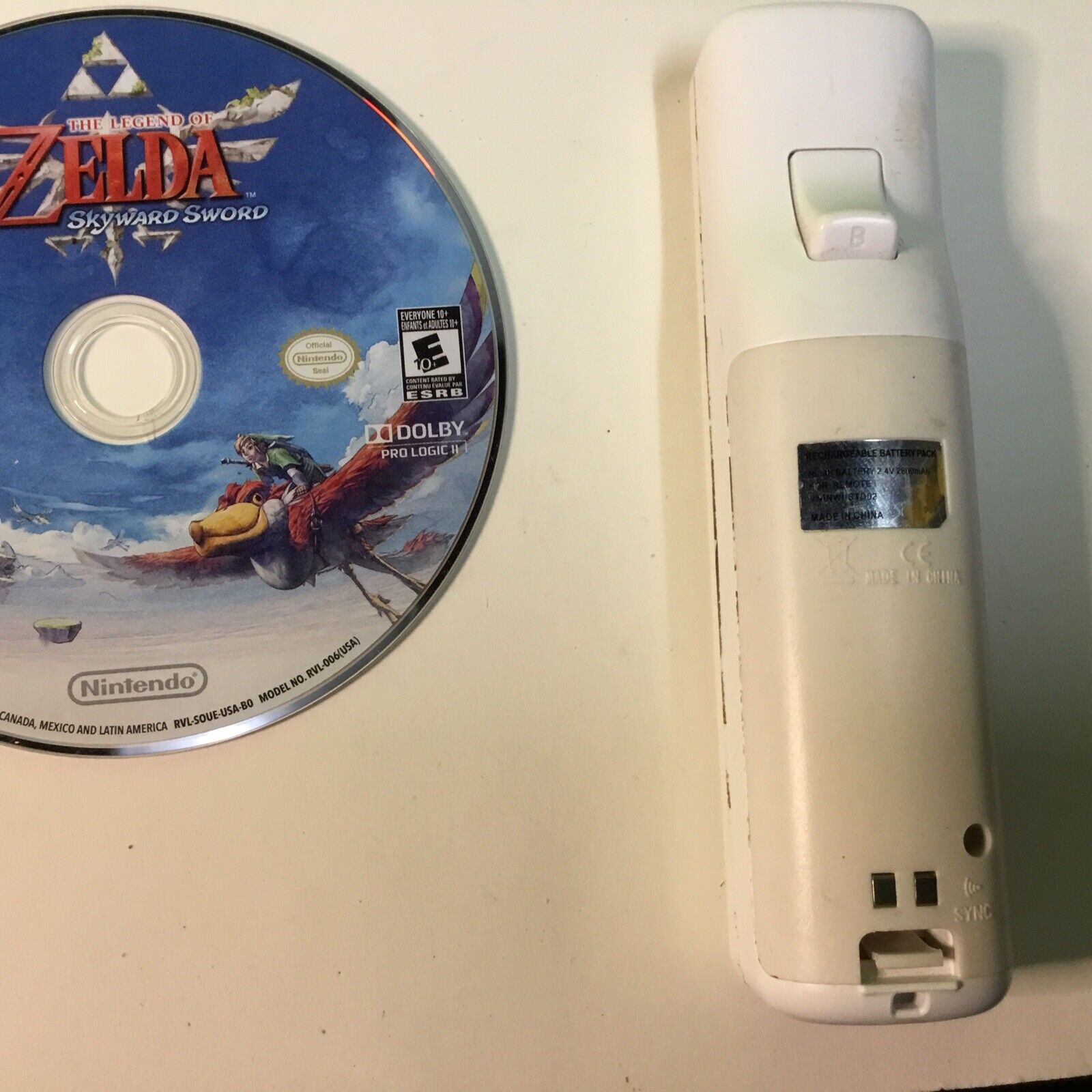Nintendo Wii Bundle Zelda Skyward Sword Multiple Accessories