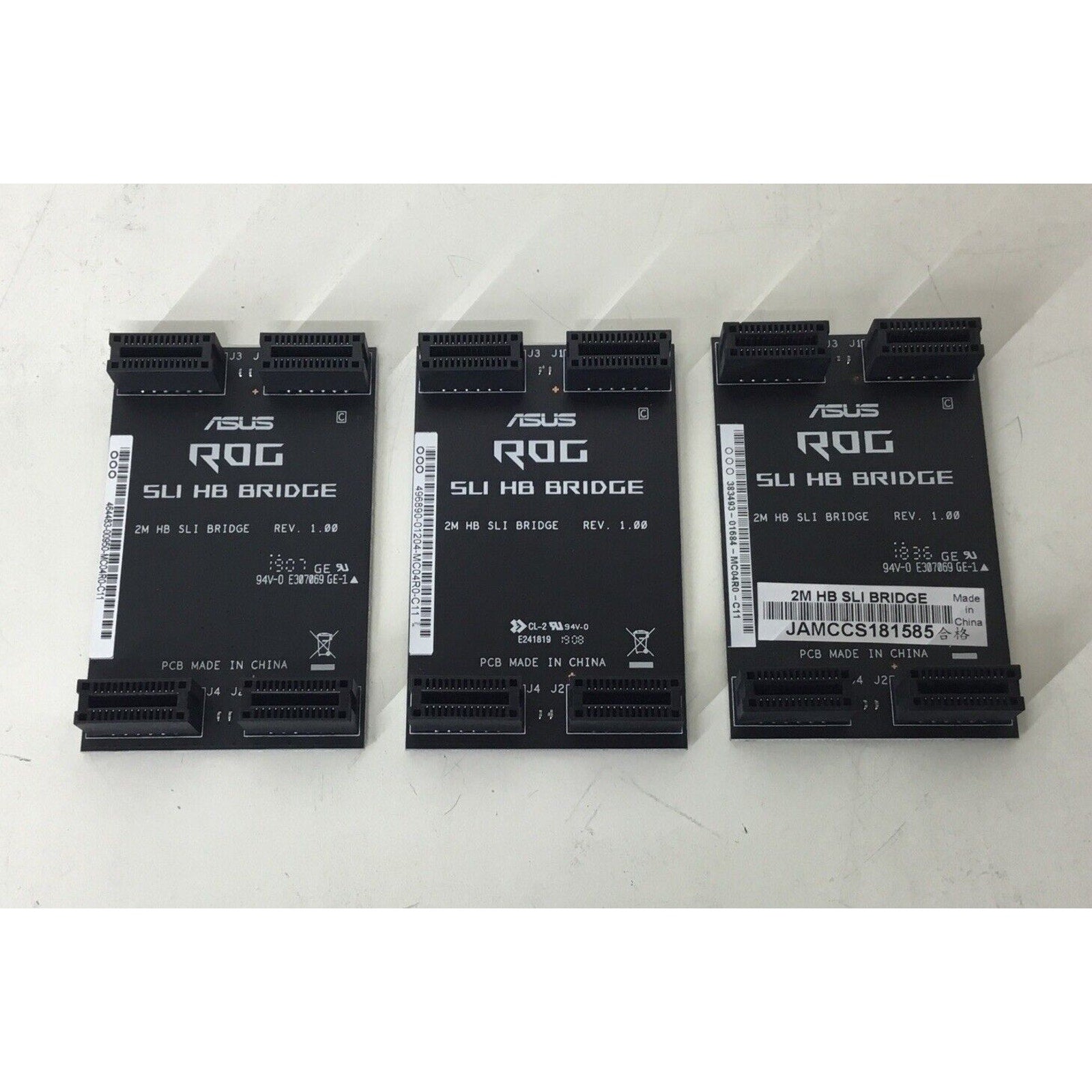 Lot of 3 - ASUS ROG SLI HB BRIDGE 2M HB SLI BRIDGE REV 1.0