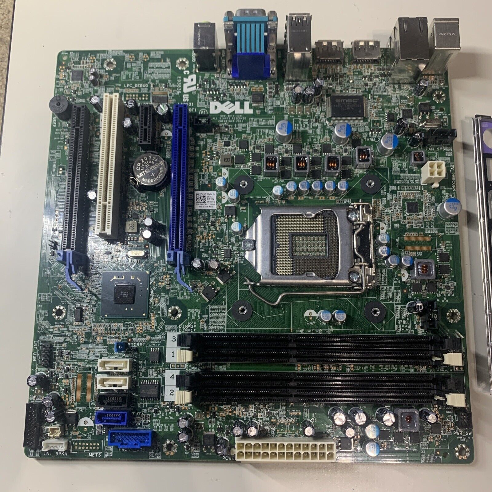 👍 DELL 0KRC95 MOTHERBOARD PCIe, SATA, MICRO ATX KRC95 US SELLER