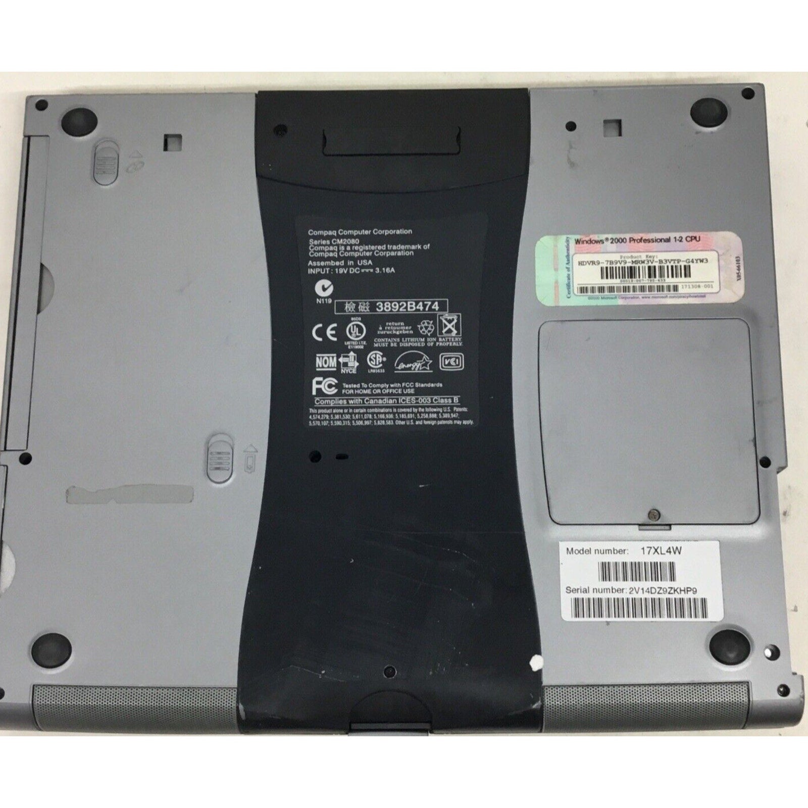 READ Parts Only Compaq Presario 1700T Celeron / No Adapter / No HDD / No Memory