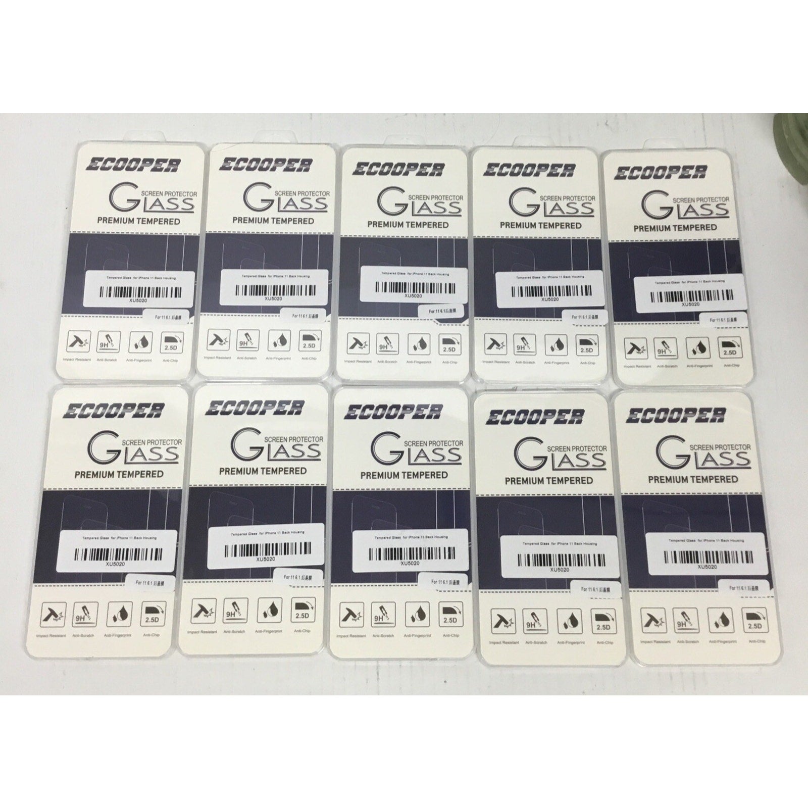 Lot of 10 Tempered Glass Screen Protector For iPhone 11