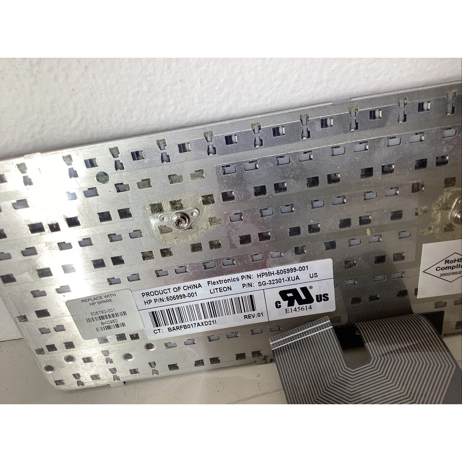 505999-001 HP Laptop Keyboard 506782-001