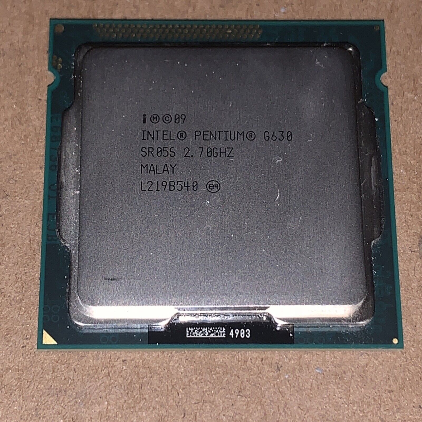 Intel Pentium G630 CPU 2.7GHz Dual-Core Processor SR05S