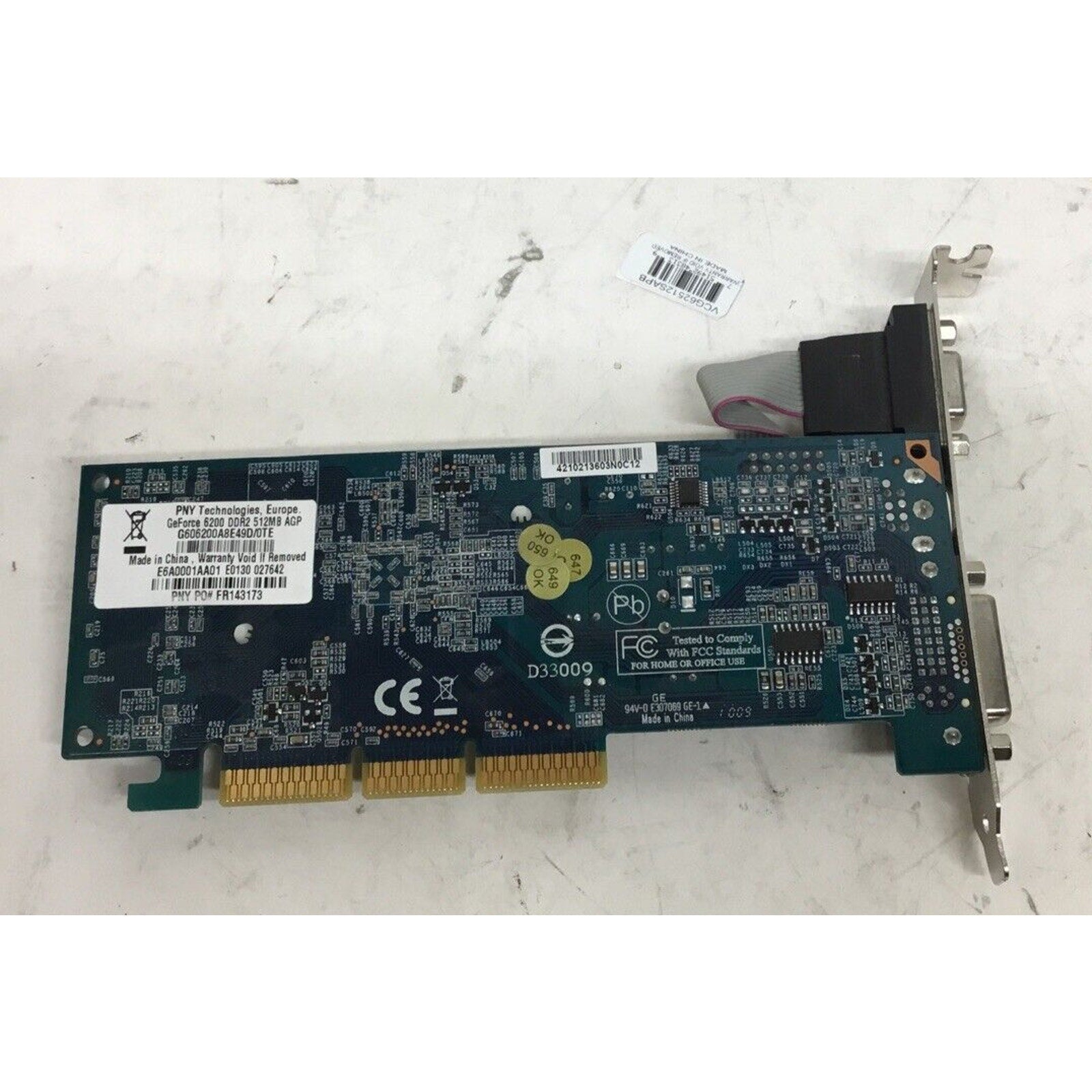 EVGA NVIDIA GeForce 6200 (512P1N402LR) 256MB DDR2 SDRAM PCI Video Card