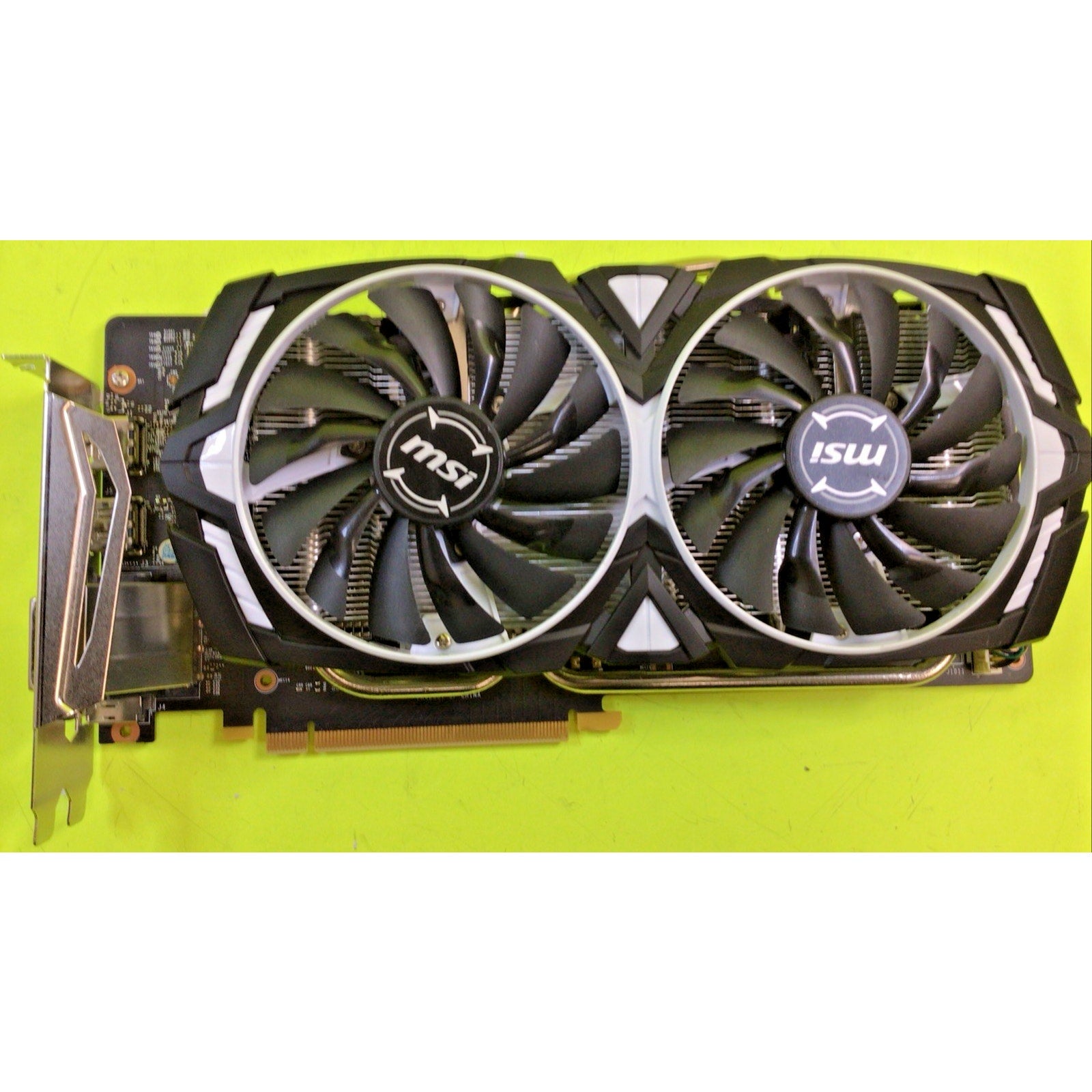 MSI GeForce GTX 1060 Armor OC - 6GB GDDR5 Legacy Gaming Video Graphics Card