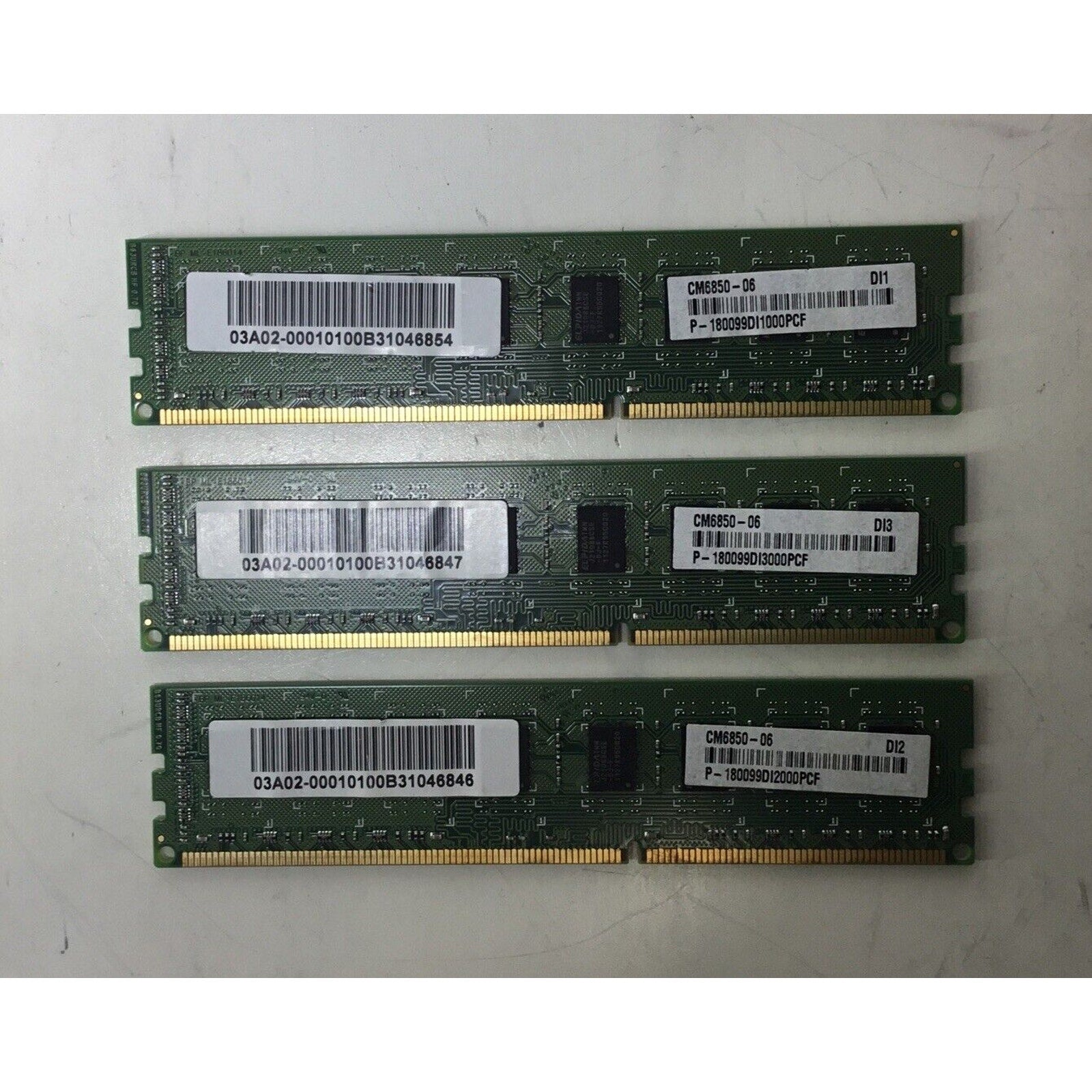 ADATA 12GB (3x4GB) EL63I1C1624ZV 2RX8 PC3-10600U-999 CM6850-06