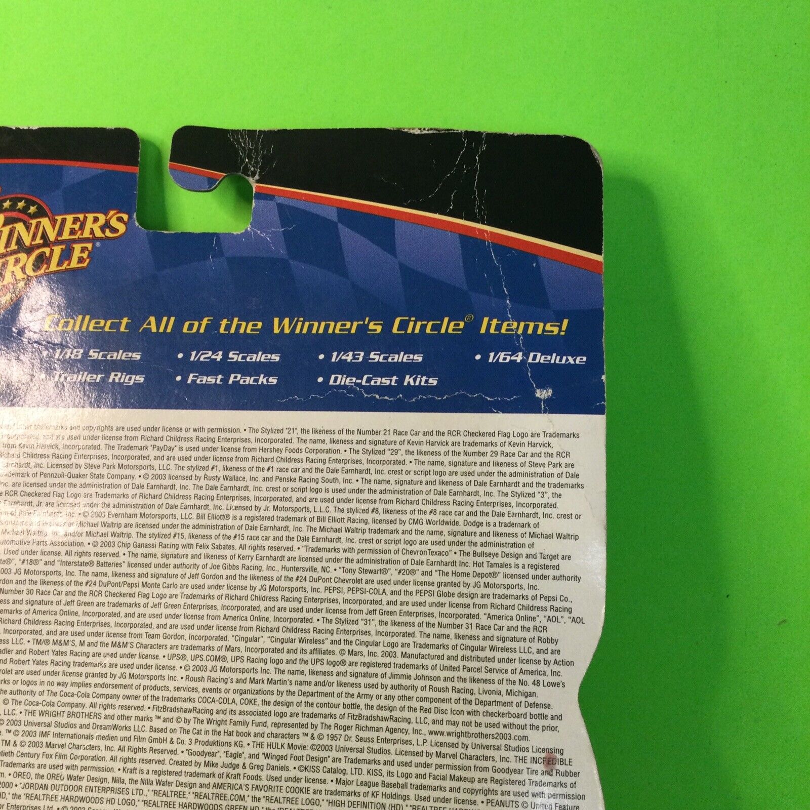 2003 Winners Circle #8 Dale Earnhardt Jr With Hood Magnet 1:64 AMP Action Chevy