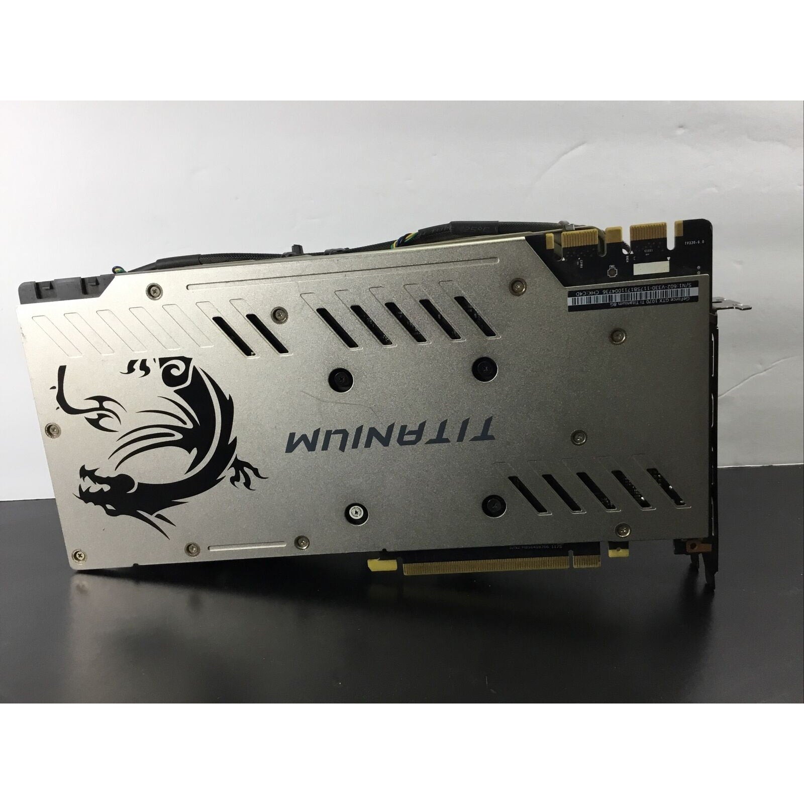 MSI GeForce GTX 1070 TI Titanium 8 GB Graphic Card CUSTOM FAN SHROUD