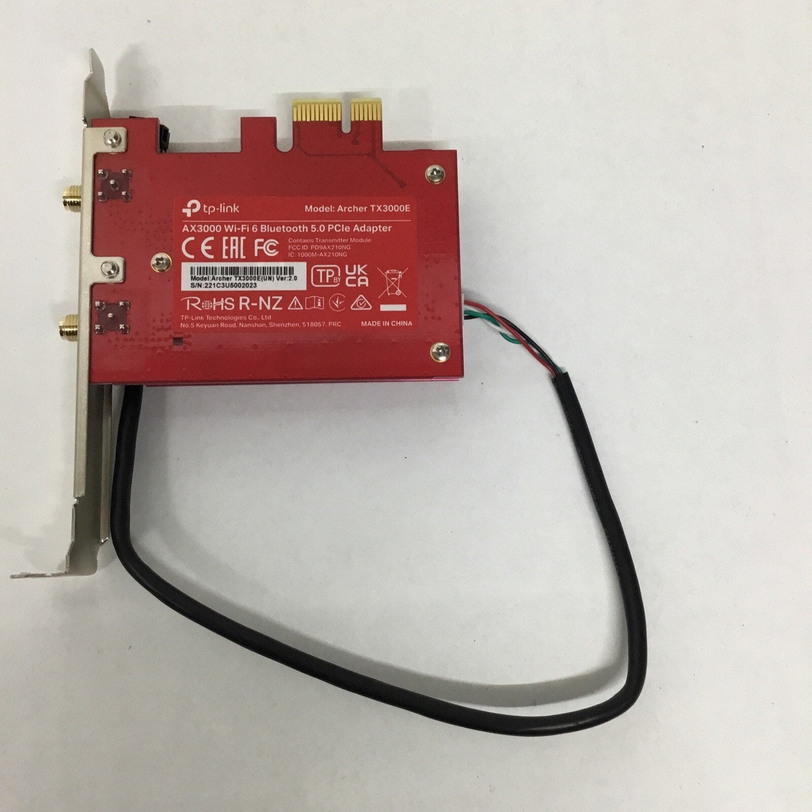 TP Link AX3000 WiFi 6 Bluetooth 5.0 Adapter Archer TX3000E