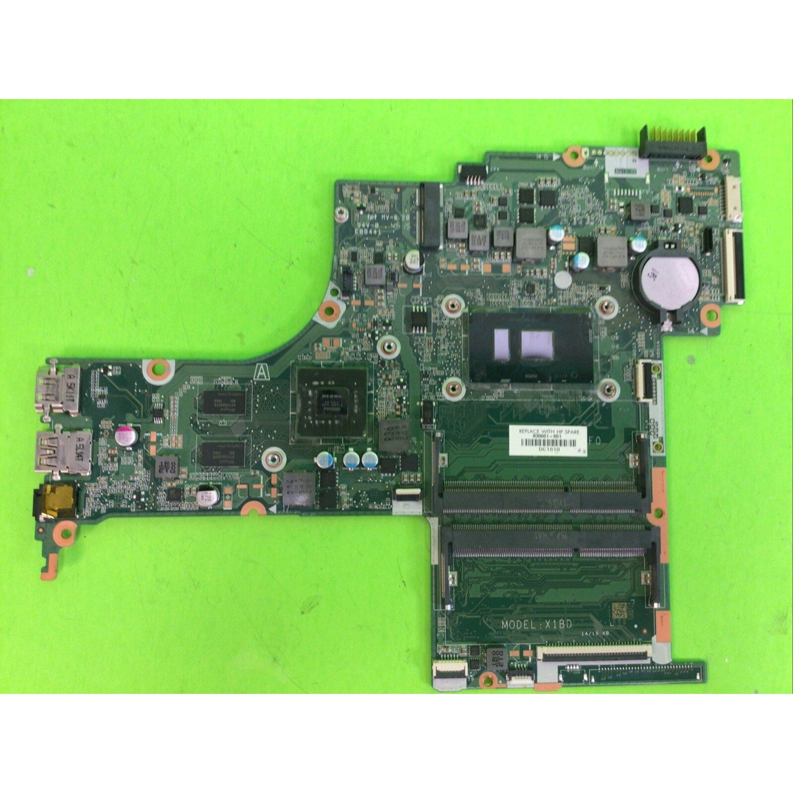 HP Motherboard 830601-601 i5 6200U FOR PARTS or RECYCLE