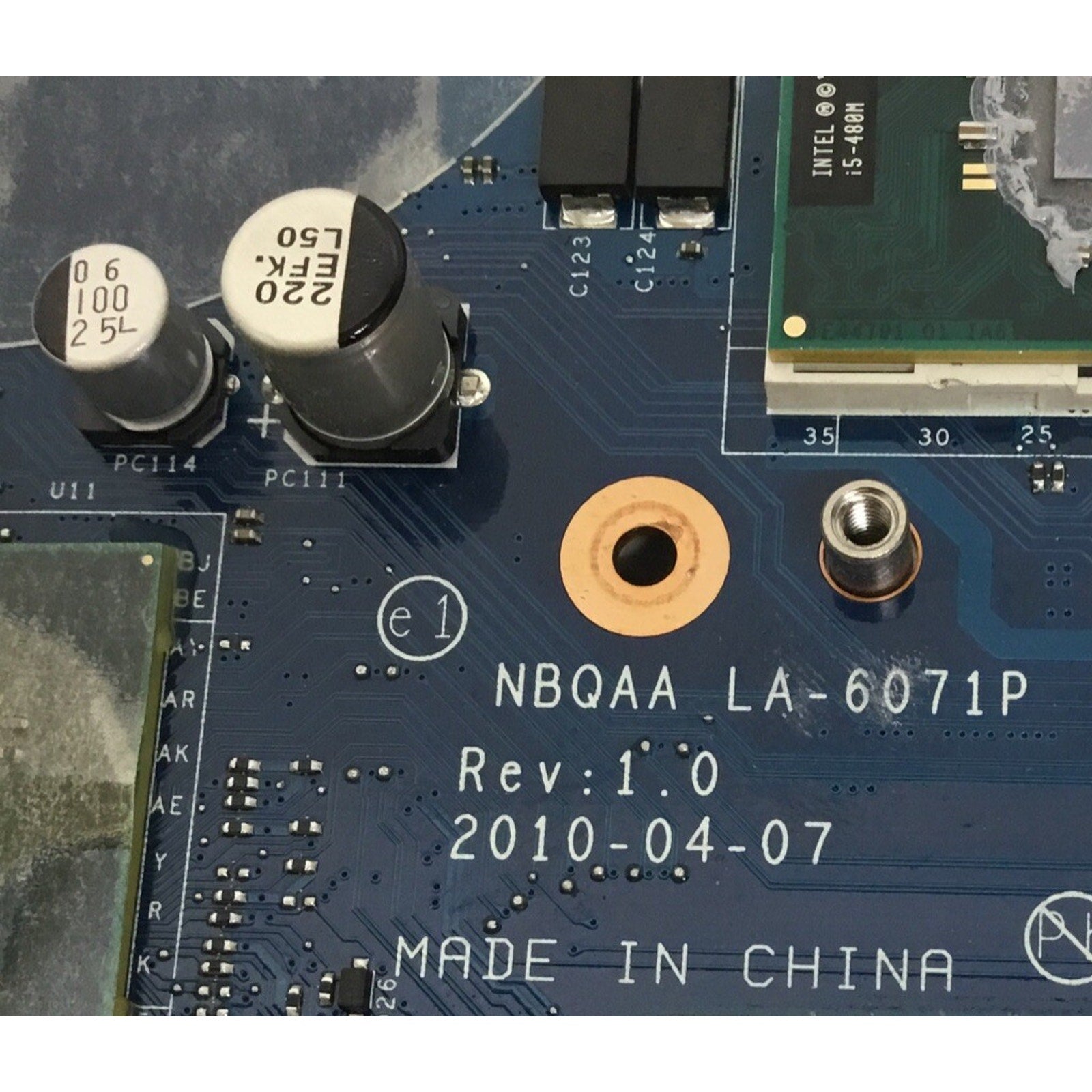 Toshiba Satellite Motherboard LA-6071P i5