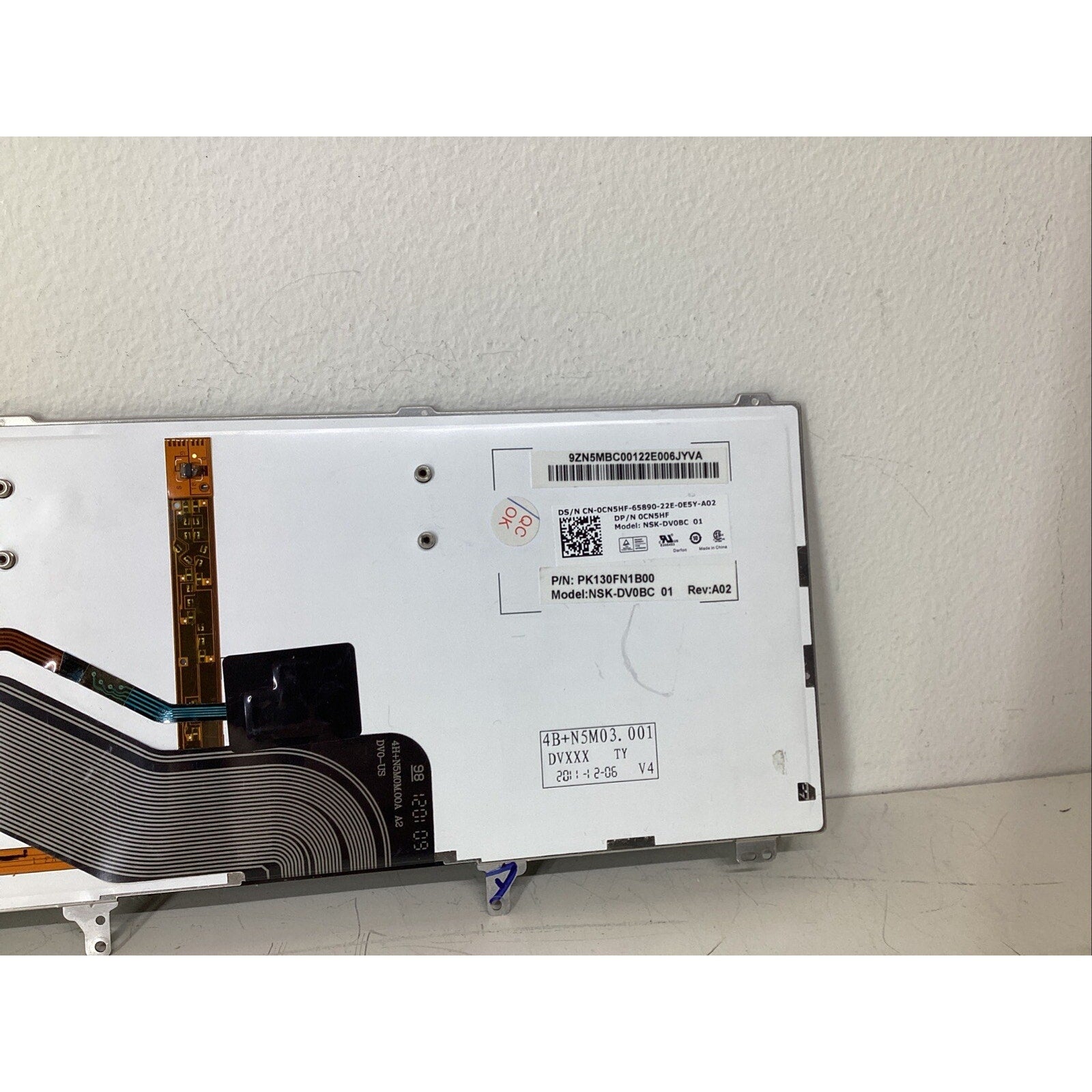 Dell Latitude 0CN5HF CN5HF Black Backlit Laptop Keyboard