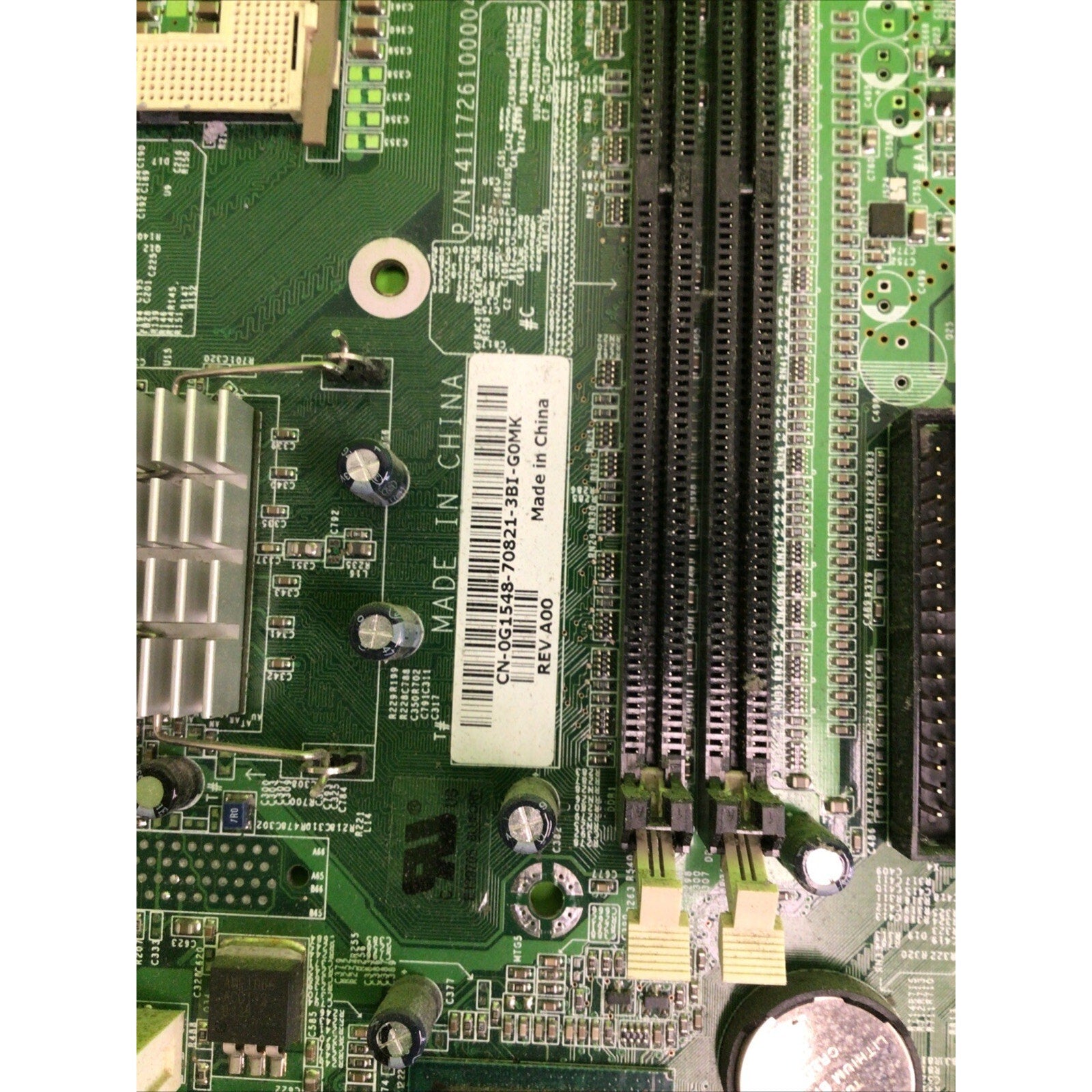 Dell Dimension 2400 160L Motherboard G1548 0G1548 Socket 478 with 640MB DDR RAM