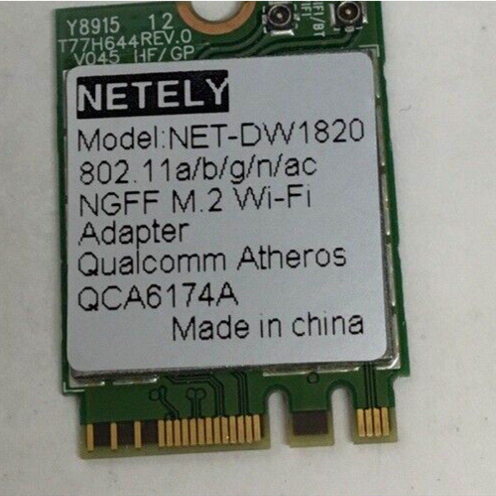 Dell D4V21 DW1820 QCNFA344A 802.11 ac WLAN Wireless Bluetooth WiFi Card