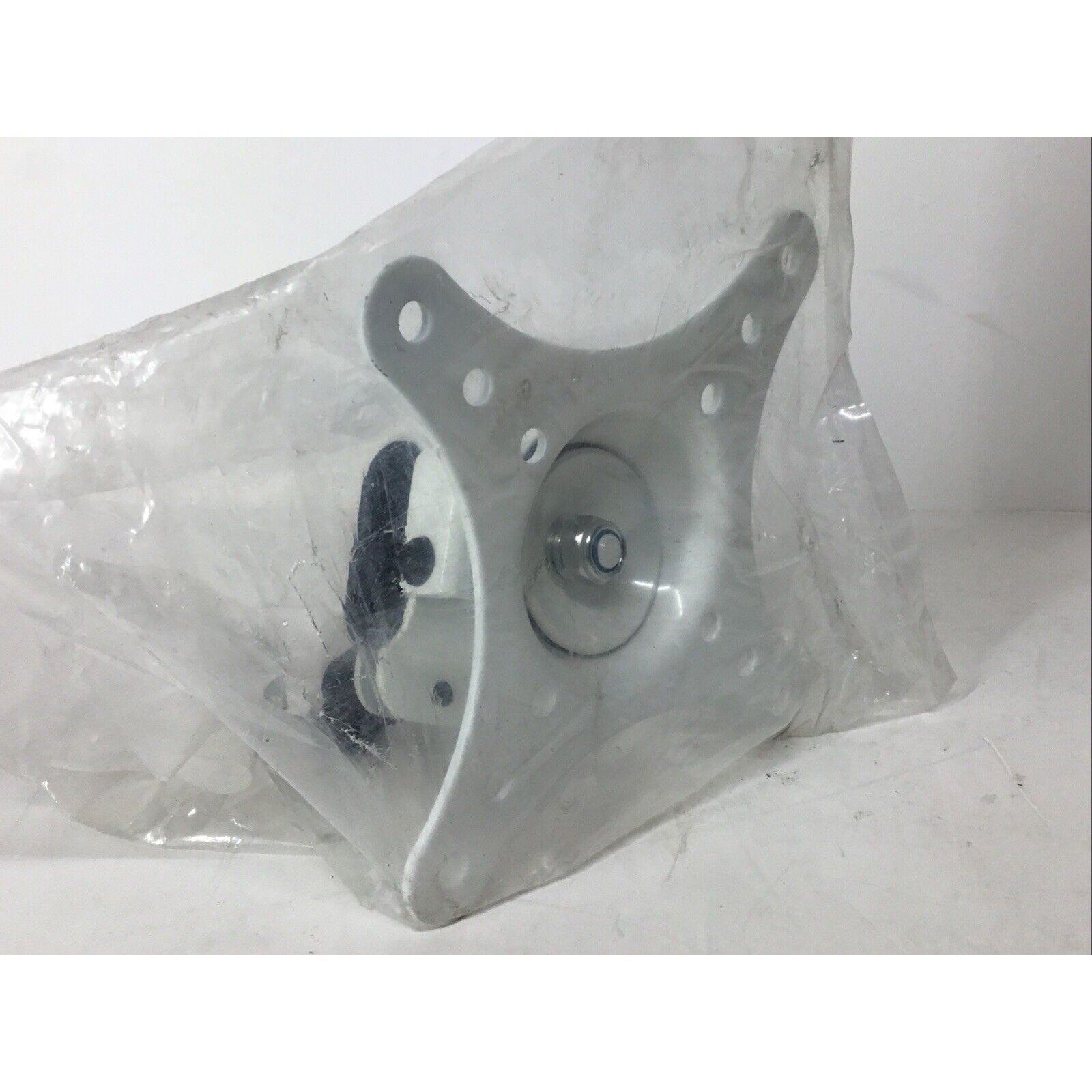 MonMount Clamp Style Tilt Monitor VESA Mount Bracket - White