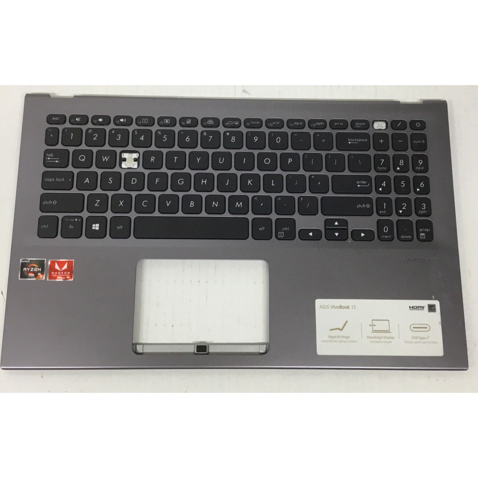 For PARTS Asus VivoBook X512DA 15.6" Palmrest w/ Keyboard 13NB0KA3AP0321