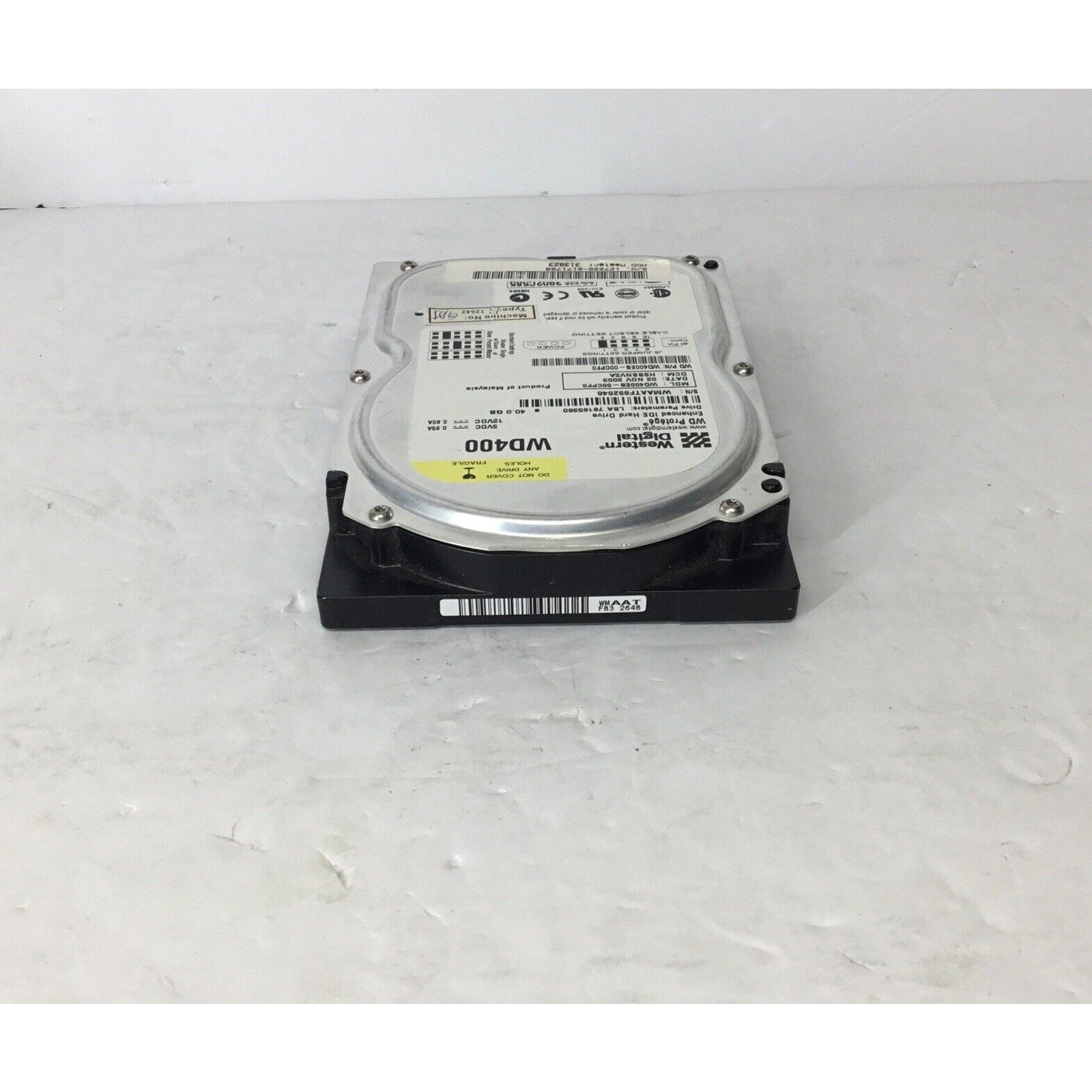 Western Digital Protege 40GB WD400EB-00CPF0 3.5" IDE Hard Drive