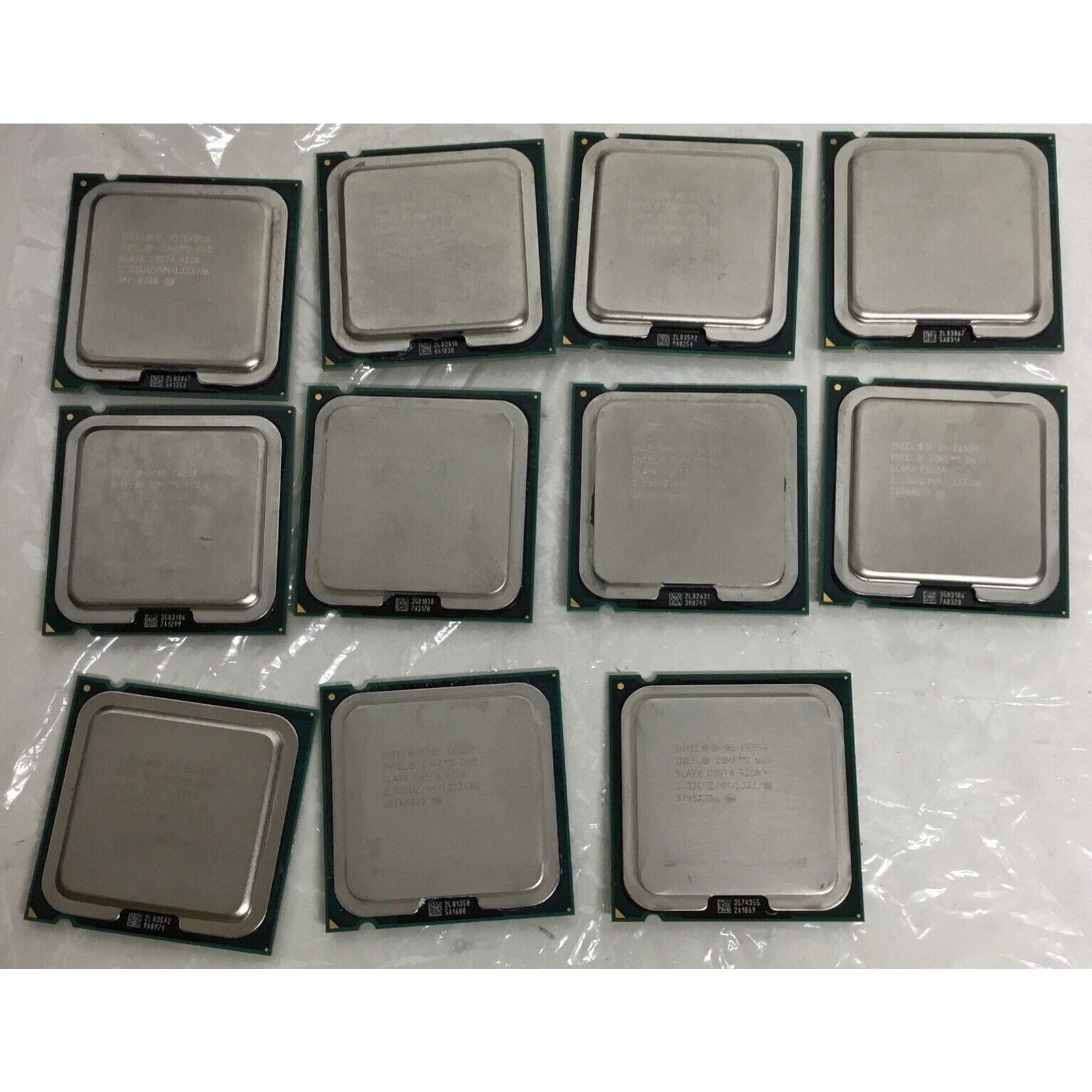 Lot of 11 INTEL SLA9X Intel Core 2 Duo E6550 2.33GHz 4MB 1333Mhz