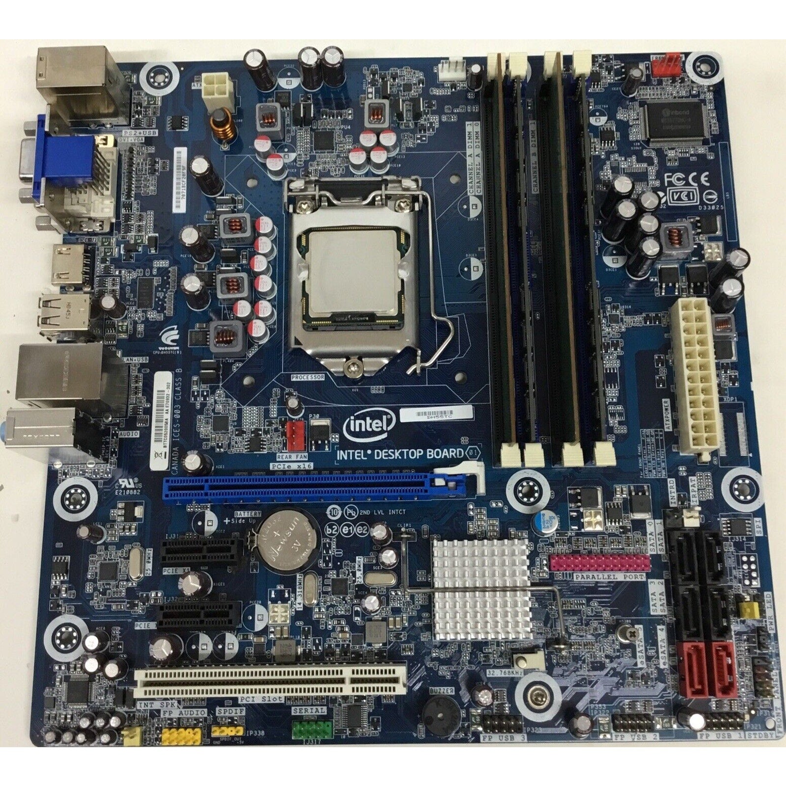 INTEL DH55TC E70932-302 LGA1156 DDR3 MATX Motherboard i3-550 3.20GHz 8GB Ram