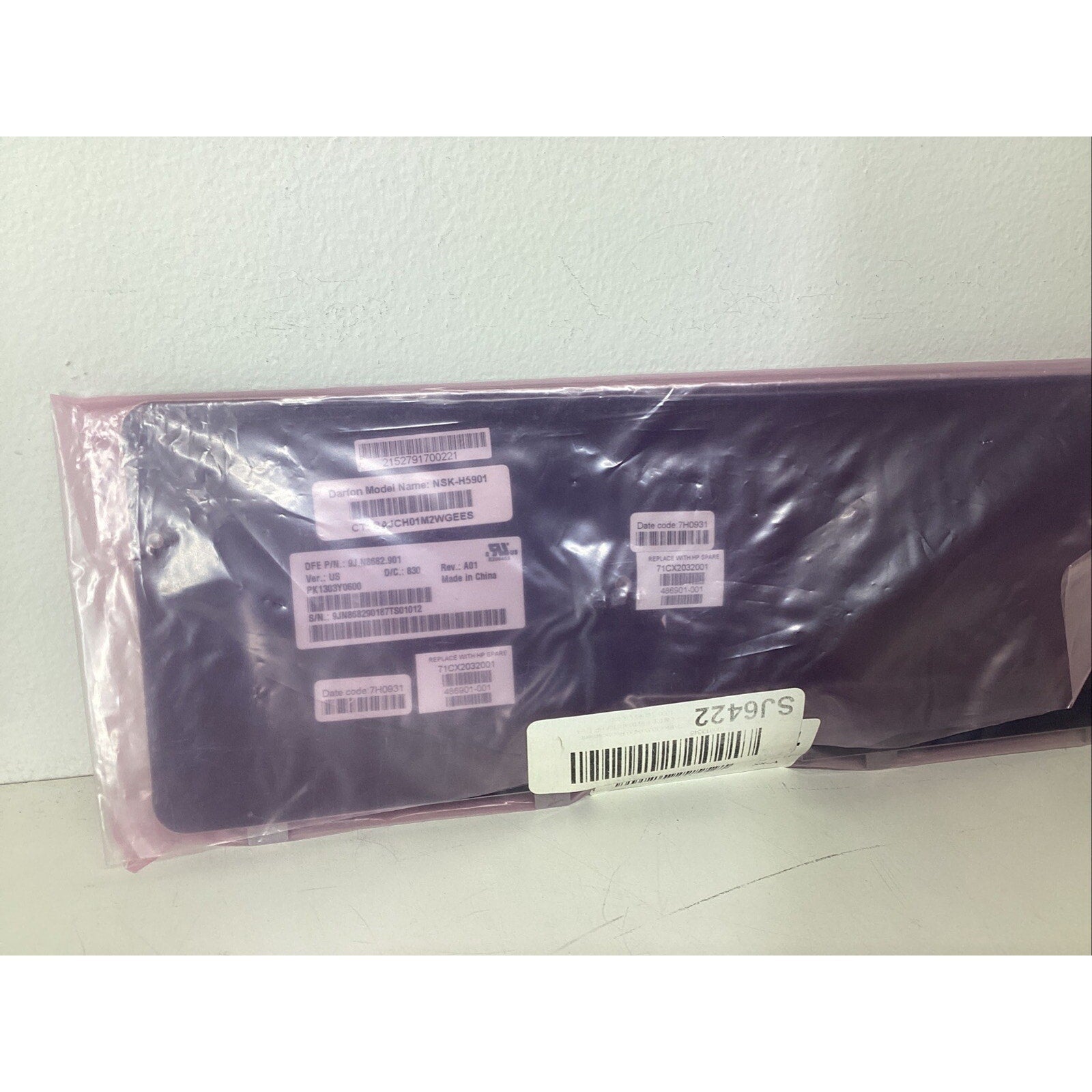 HP Pavilion dv4-1000 Keyboard PK1303Y0600 486901-001 9J.N8682.901