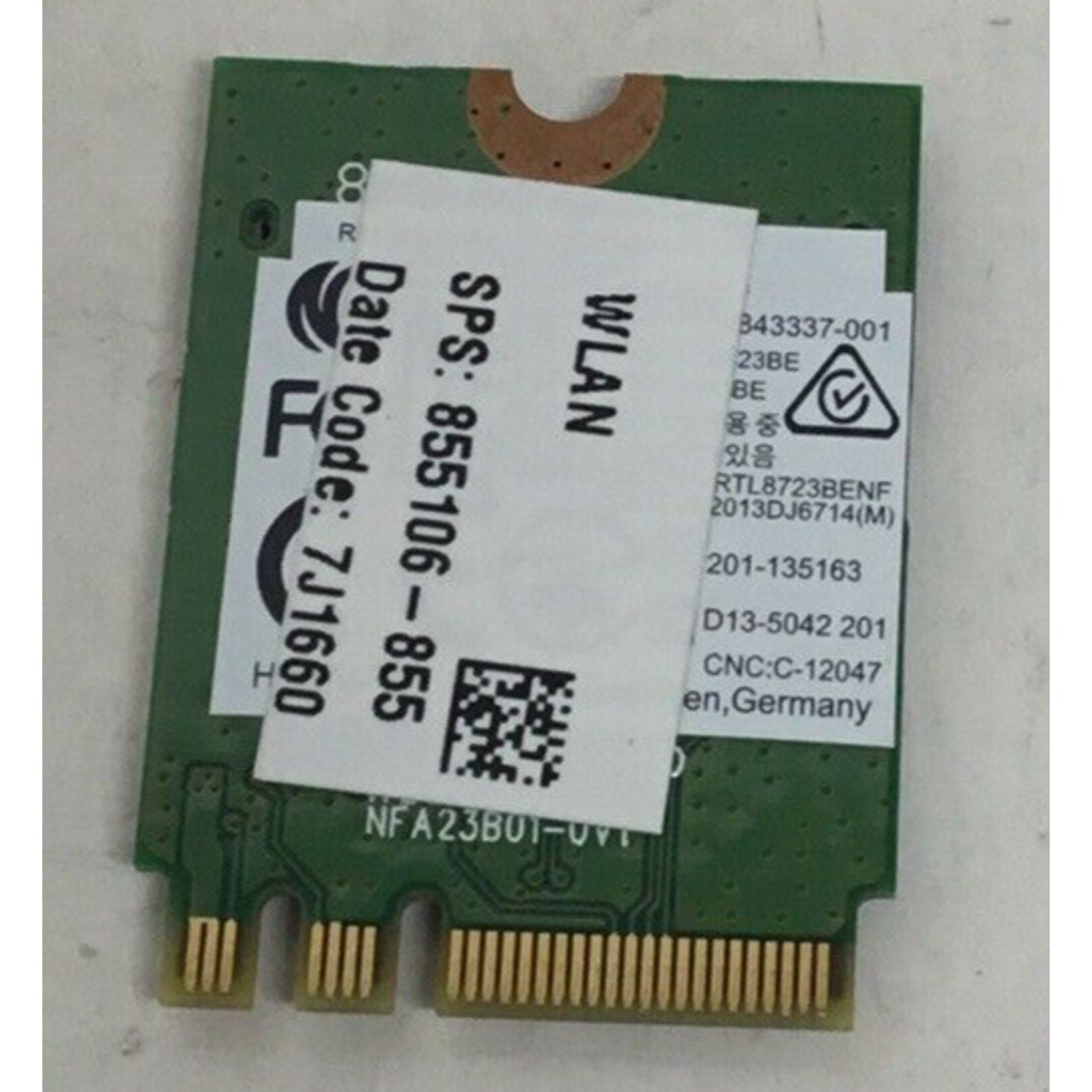 843337-001 HP AAZ000158D0 Realtek RTL8723BE 802.11bgn