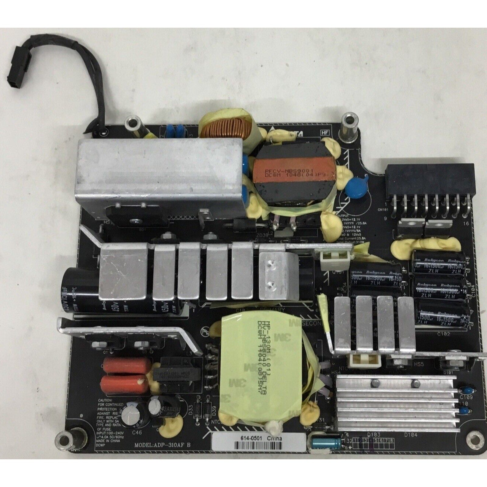 APPLE iMAC A1312 27"LATE 2009 310W POWER SUPPLY 614-0501 ADP-310AF B